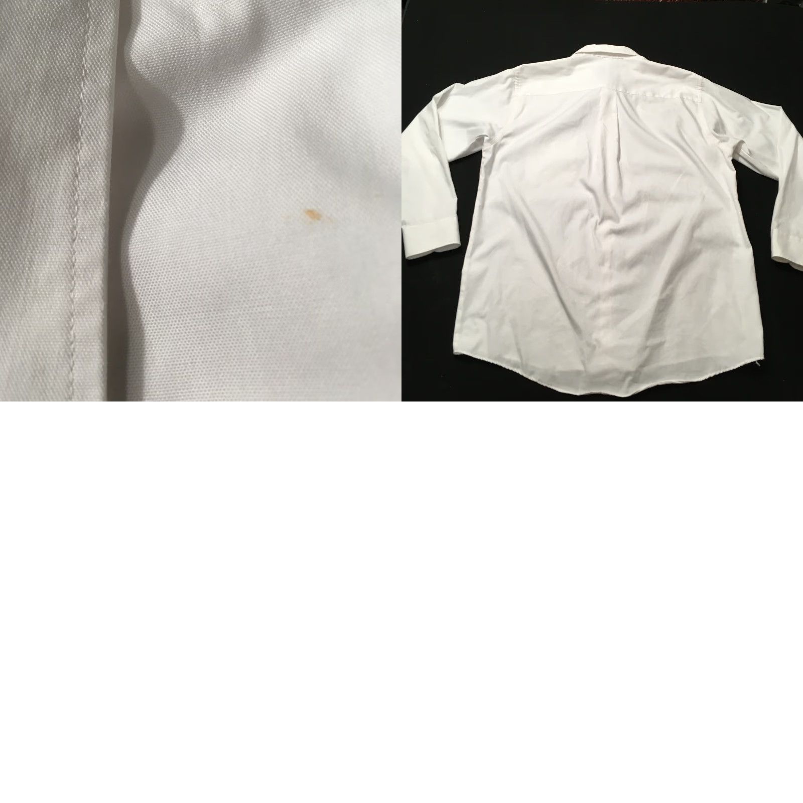 Geoffrey Beene VINTAGE Geoffrey Beene Shirt 80s White Large Collar Dress Casual L Cotton Long Sleeve 17x34 Mens Boys Womens? Size 42R - 8 Thumbnail