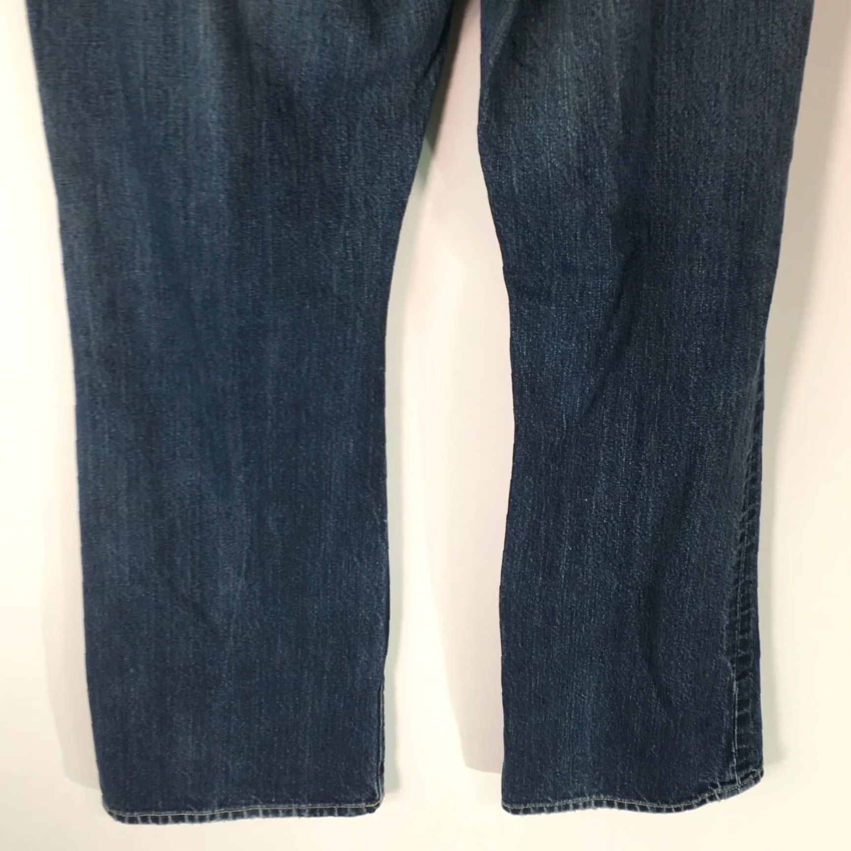 Old Navy Old Navy Womens Bootcut Jeans Blue Distressed Denim Mid Rise 33X32 Regular 5-Pocket Slim Fit Womens Jeans Size 24" / US 00 / IT 34 - 5 Thumbnail