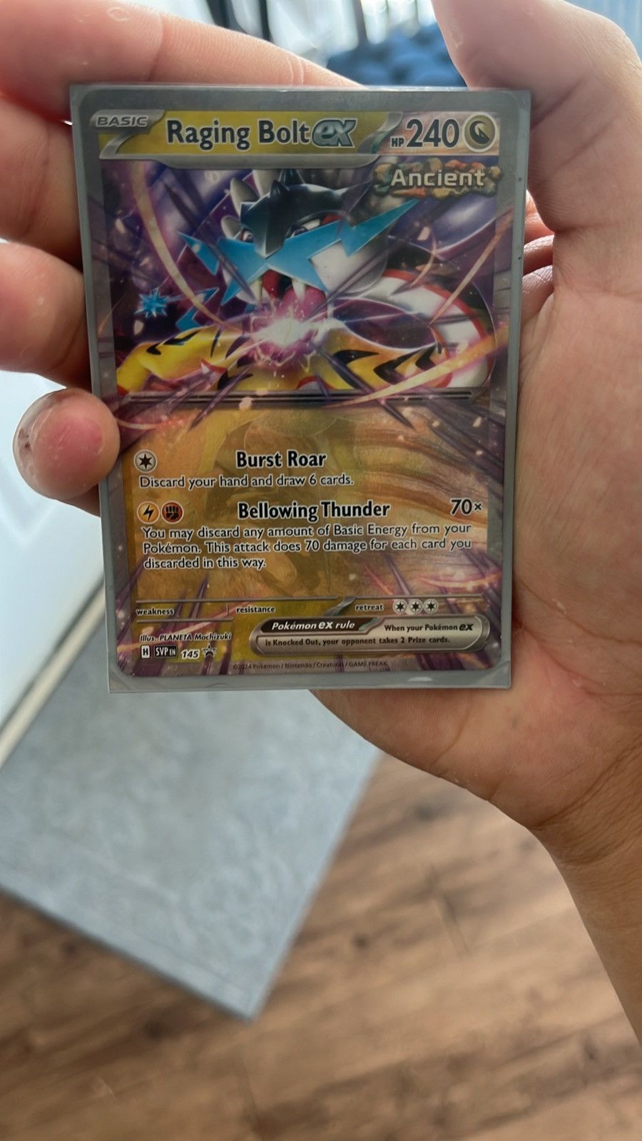 Nintendo × Pokemon Pokemon Card - Raging Bolt EX Size ONE SIZE - 1 Preview