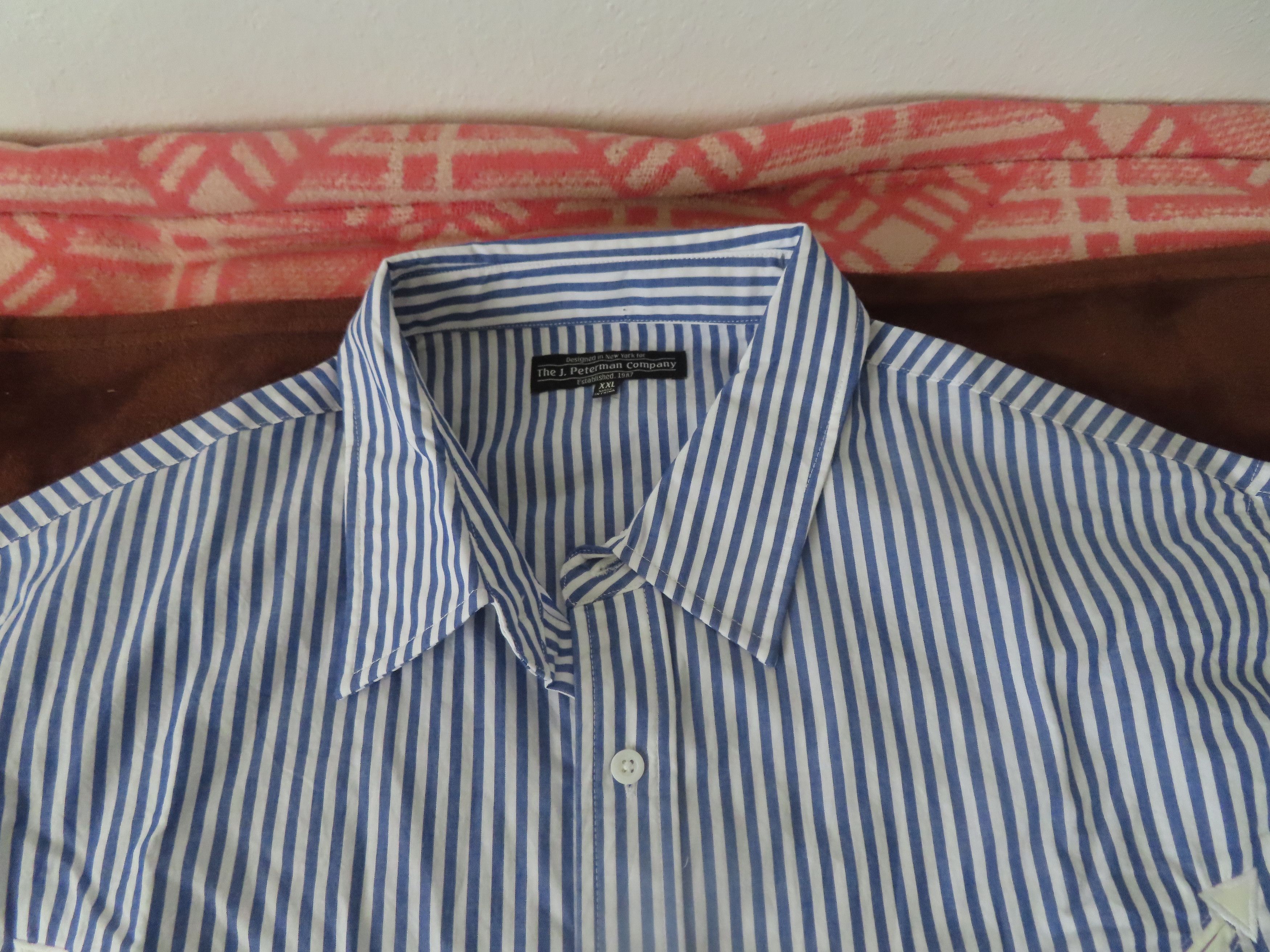Designer × J. Peterman J. Peterman striped Western Shirt Long Sleeve Cowboy 2XL Size US XXL / EU 58 / 5 - 4 Thumbnail