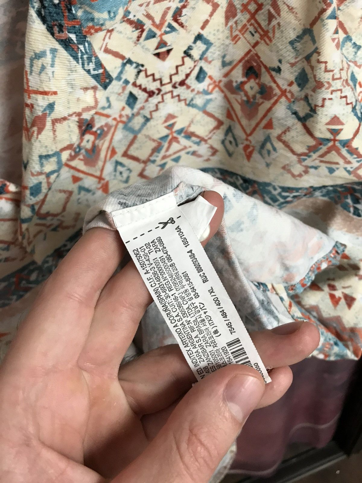 Zara Zara Man crazy streetwear shirt Size US XL / EU 56 / 4 - 5 Thumbnail