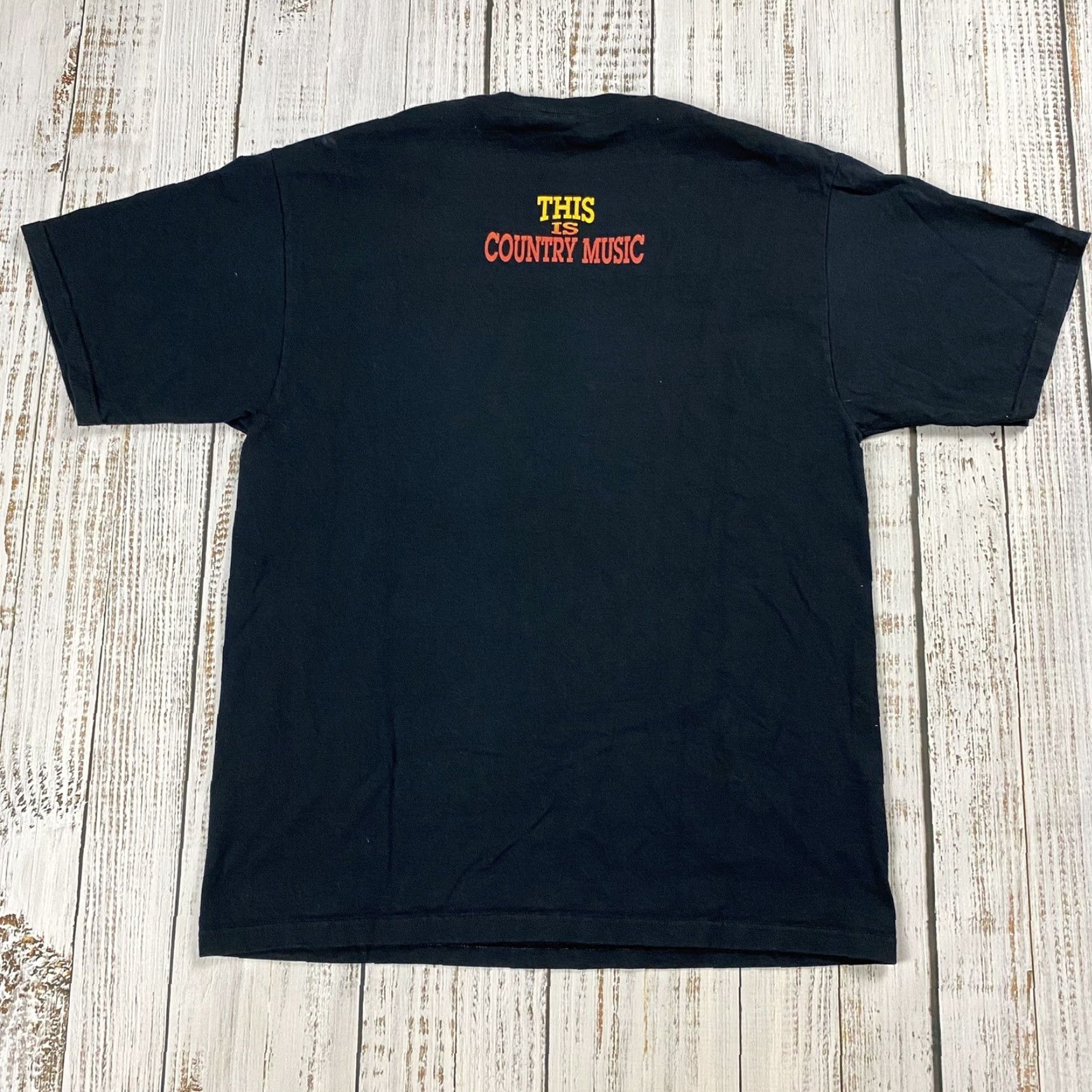 Fruit Of The Loom VINTAGE Brad Paisley Alabama This Is Country Music Tour Shirt Mens Large Graphic T-Shirt Black Cotton 2010s Size US L / EU 52-54 / 3 - 4 Thumbnail