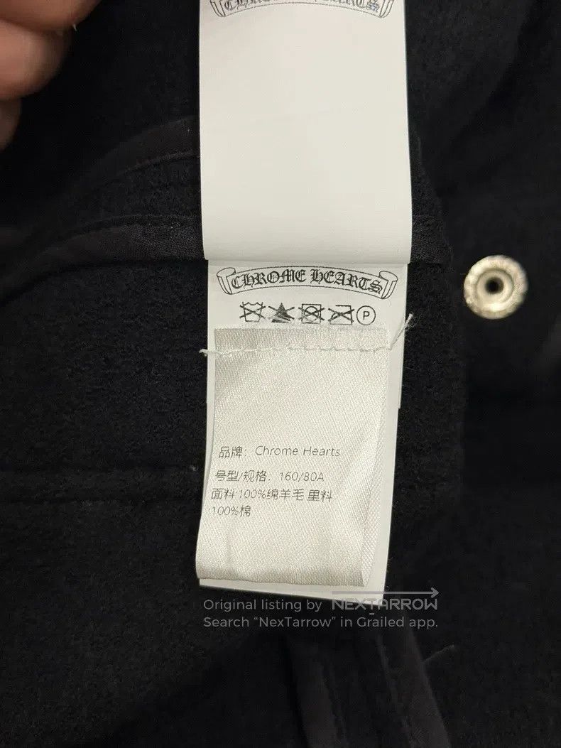 Chrome Hearts CHROME HEARTS Black Wool Jacket Size US XS / EU 42 / 0 - 6 Thumbnail