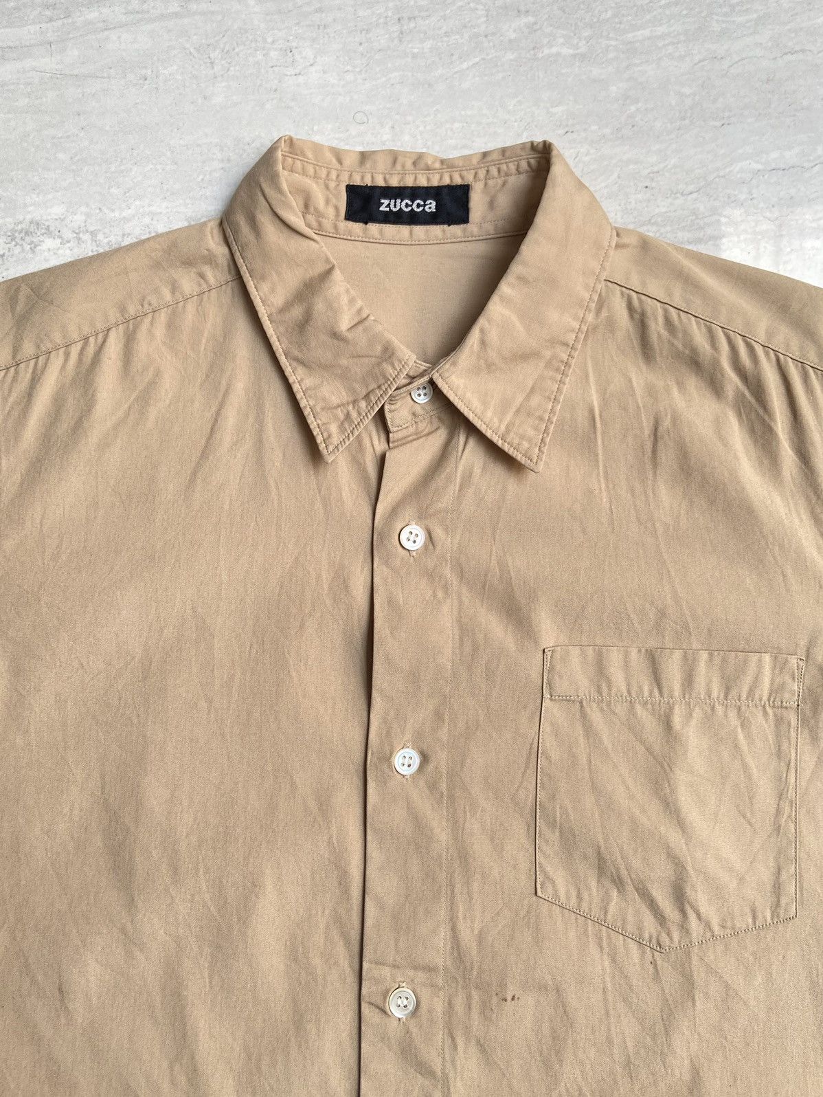 Issey Miyake × Zucca ZUCCA Brown Shirt Size US XS / EU 42 / 0 - 9 Thumbnail