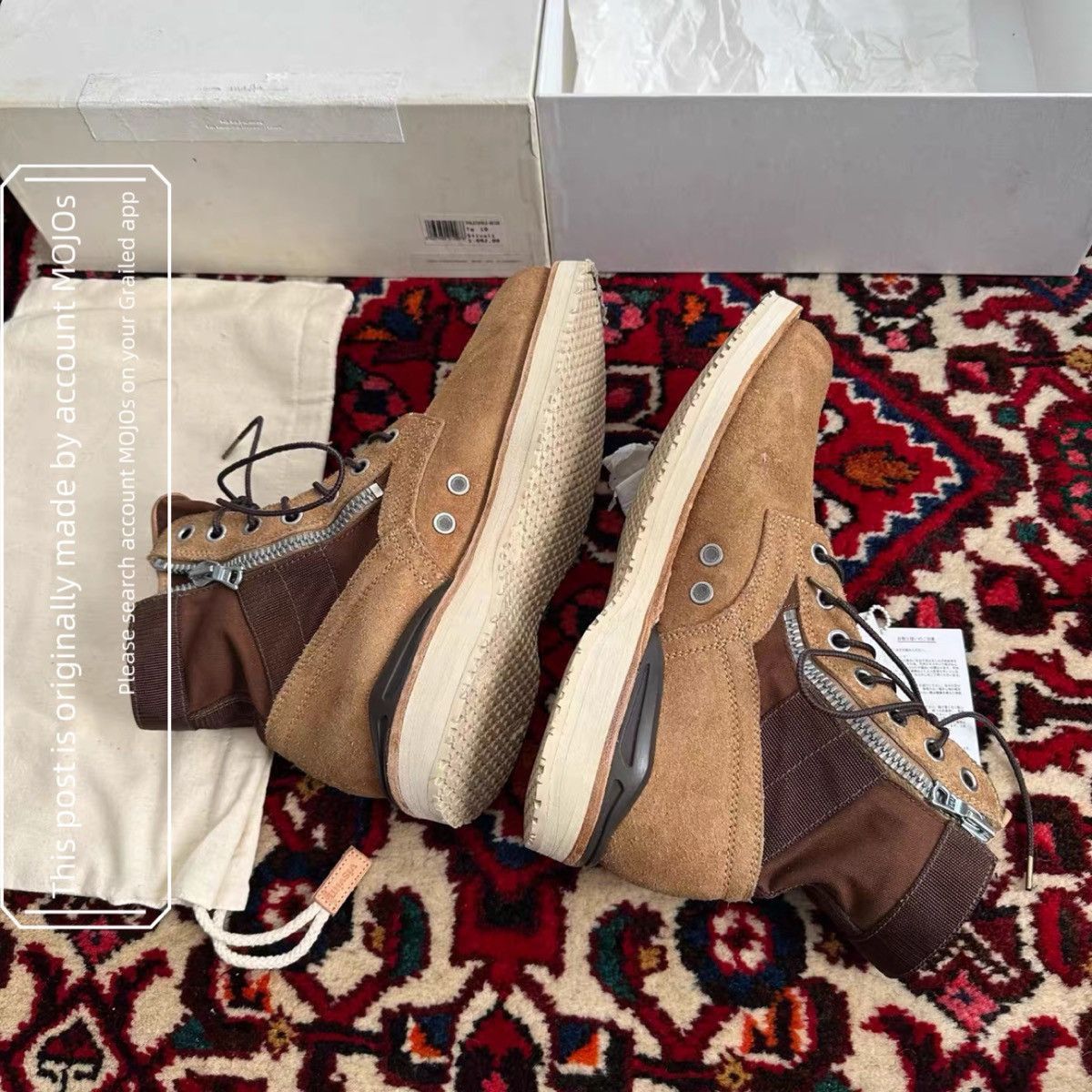Visvim Sz 10 Visvim 18SS SPOT 7-Hole Light Brown Boots moj.os35 Size US 10 / EU 43 - 3 Thumbnail