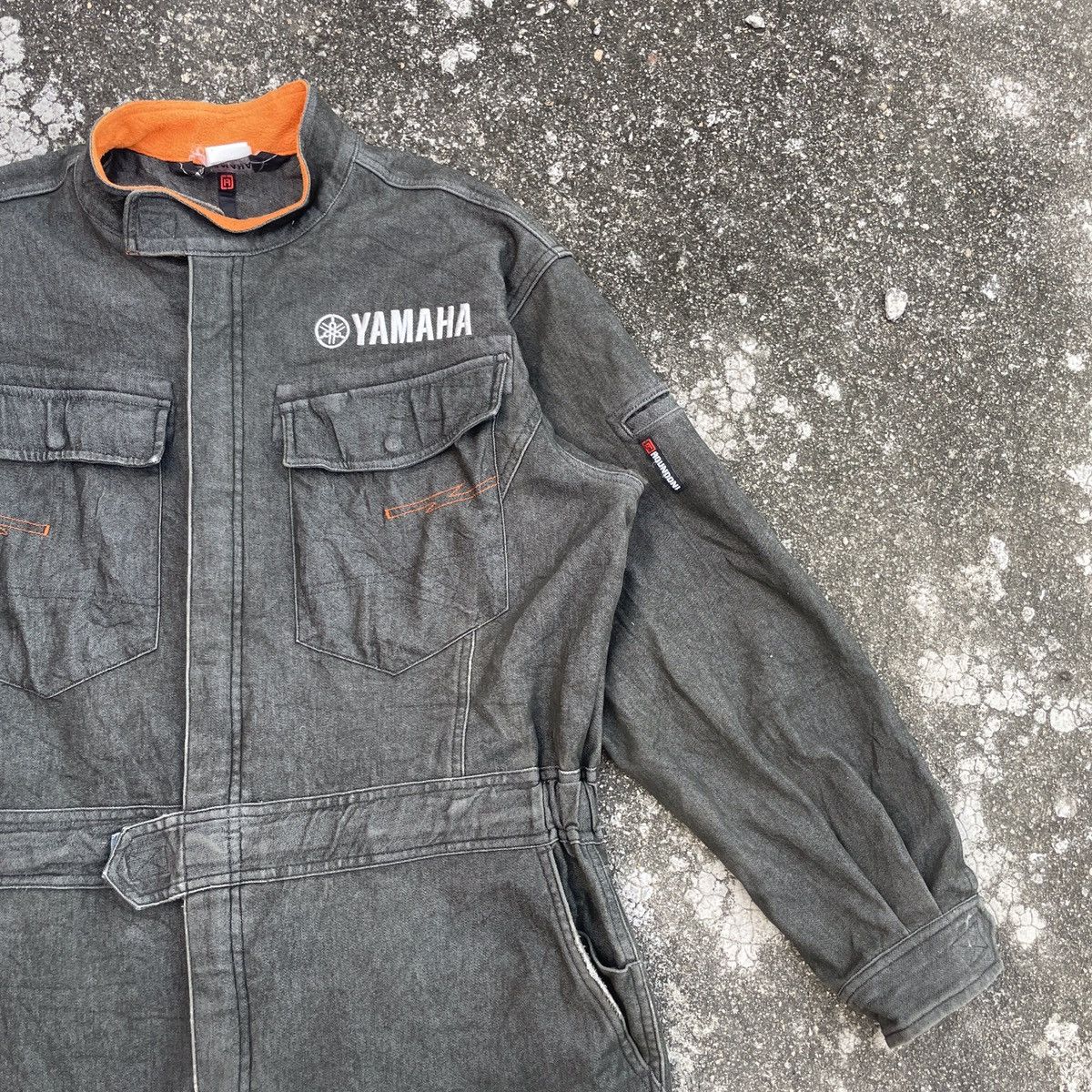 Other Vintage Yamaha Embroidery Logo Distressed Jumpsuit Size US 36 / EU 52 - 2 Thumbnail