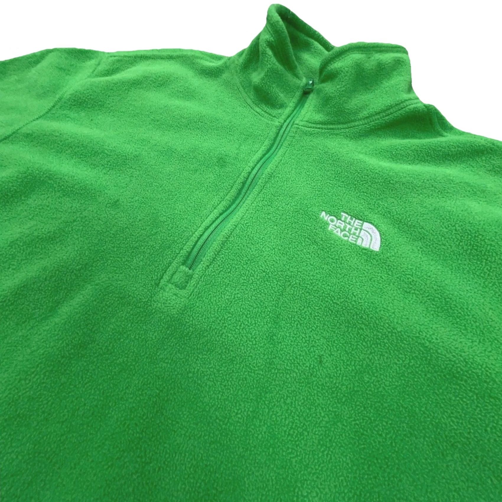 The North Face North Face Sweater Men Medium Green Quarter Zip Pull Over Soft Fleece Jacket T Size US M / EU 48-50 / 2 - 2 Thumbnail