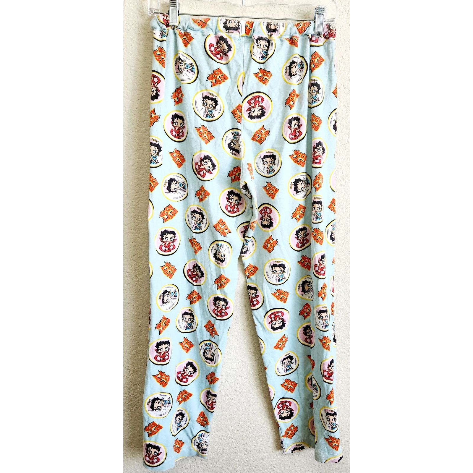Other Betty Boop Light Blue Betty Boop Print PJ Bottoms Large Size 28" / US 6 / IT 42 - 3 Thumbnail