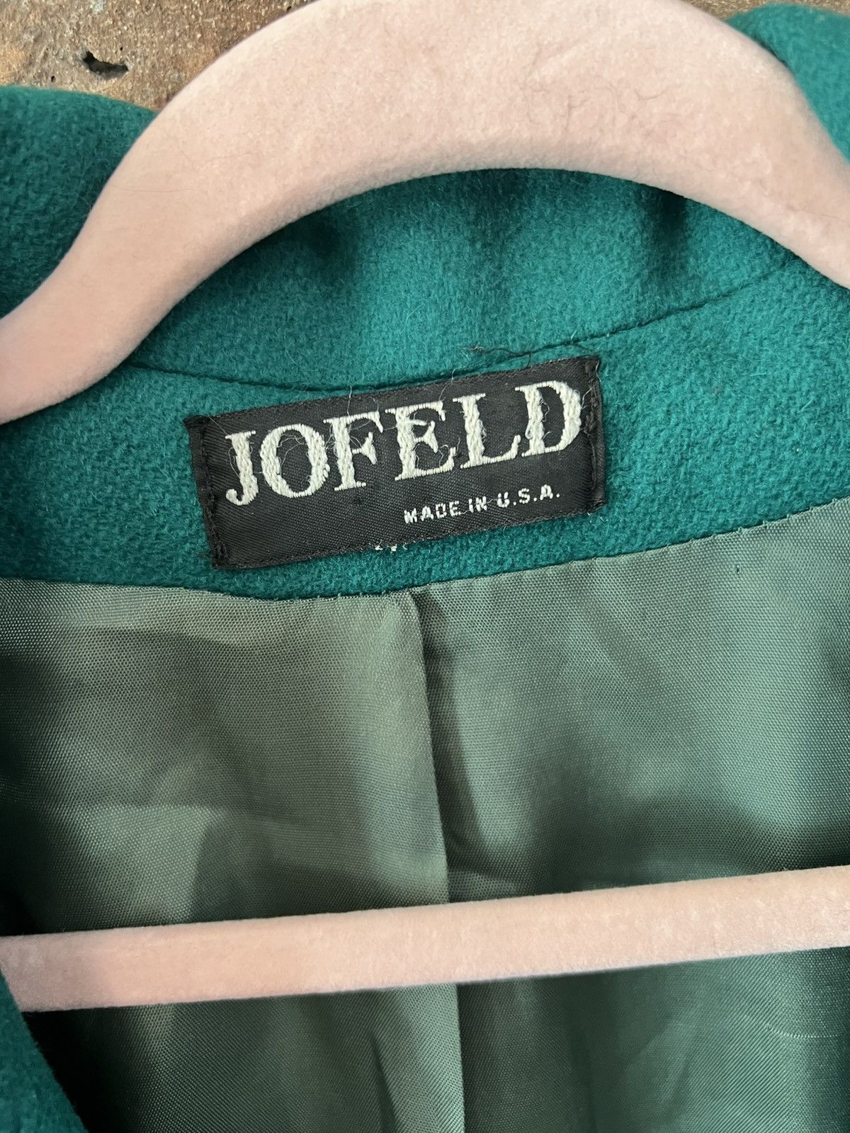 Other Vintage 80s Jofeld Wool Coat Size L / US 10 / IT 46 - 3 Thumbnail