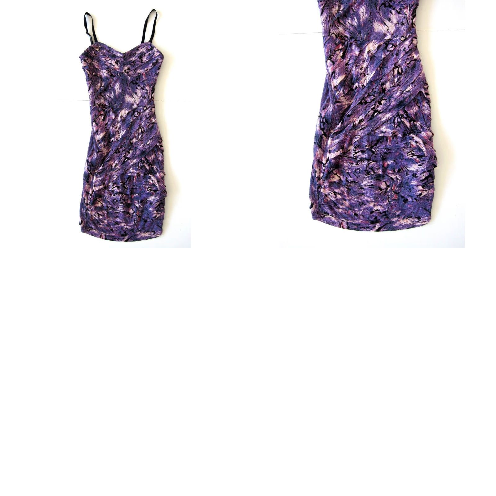Guess GUESS Dress 100% Rayon Stretch Purple Pink Bodycon Slip XS Womens Size XS / US 0-2 / IT 36-38 - 8 Thumbnail