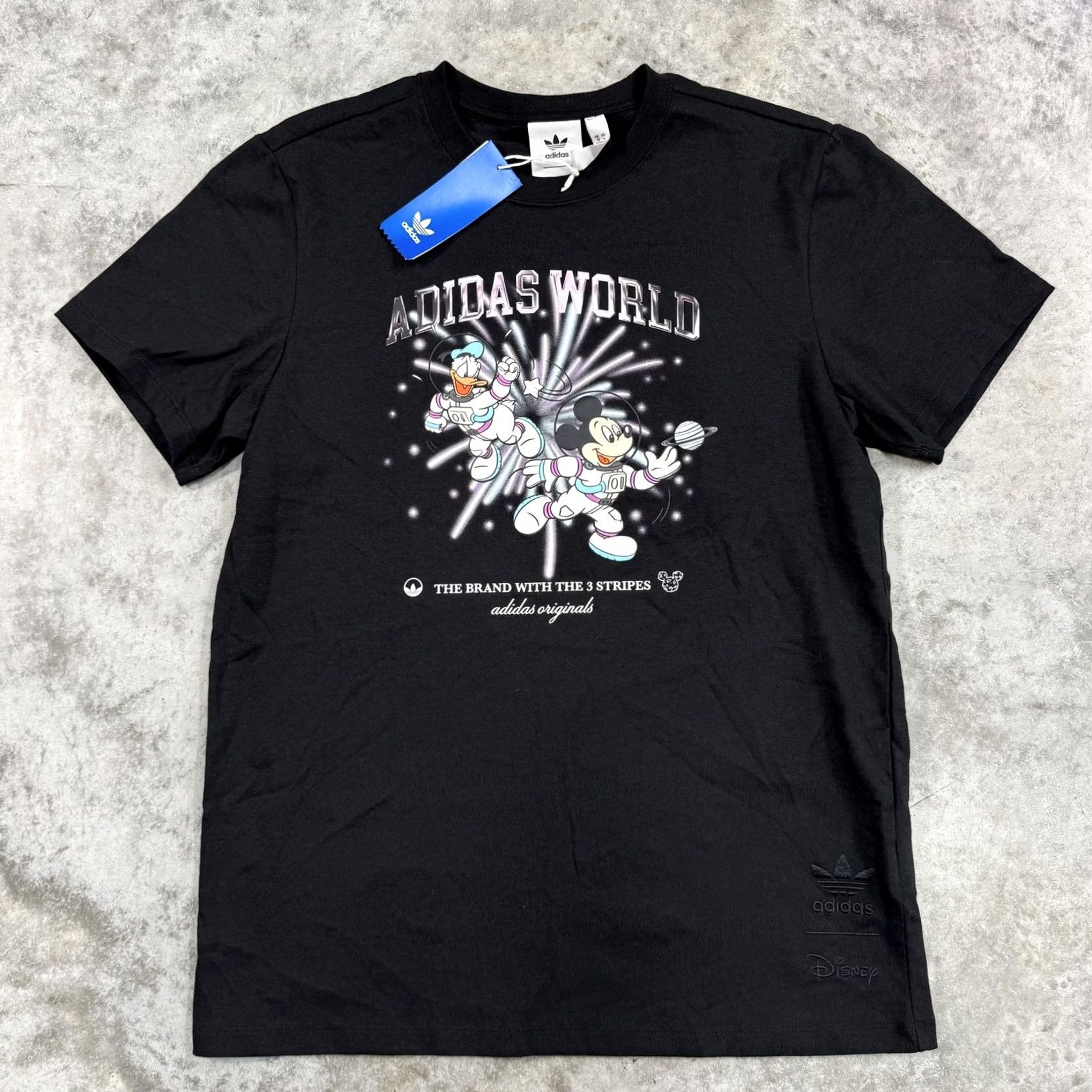 Adidas Adidas Disney Shirt Mens Small Mickey Donald World Space Graphic Tee Size US S / EU 44-46 / 1 - 2 Thumbnail