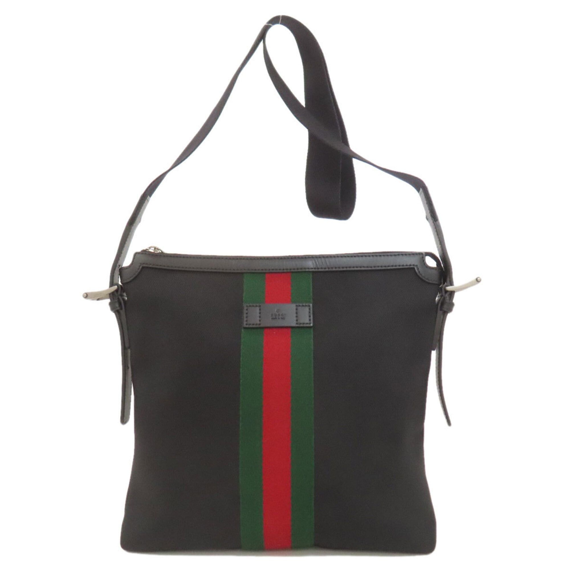 Gucci Gucci 631199 Outlet Sherry Line Long Shoulder Bag Nylon Canvas Women's GUCCI Size ONE SIZE - 1 Thumbnail
