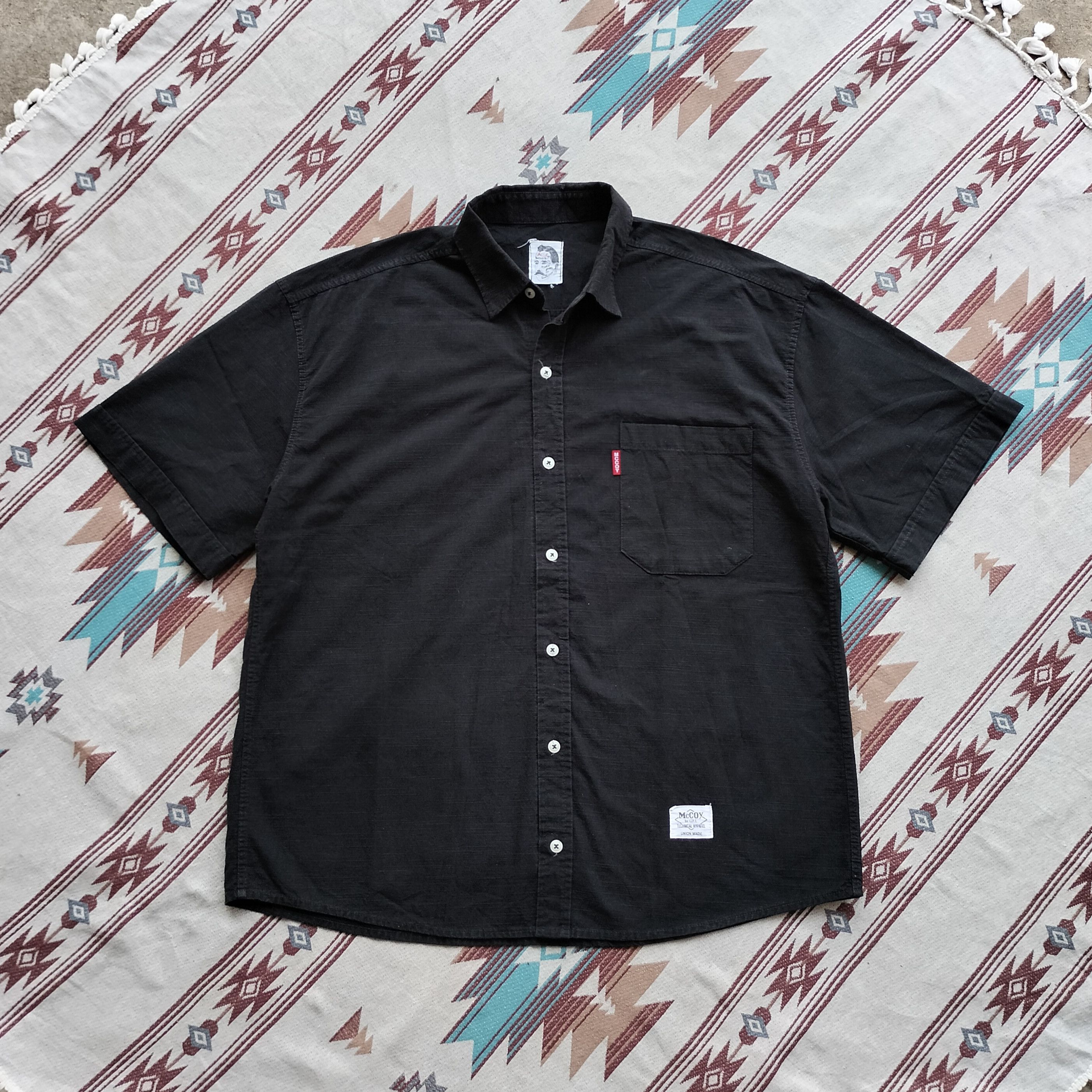 Vintage Mc coy Union Made black SS shirt