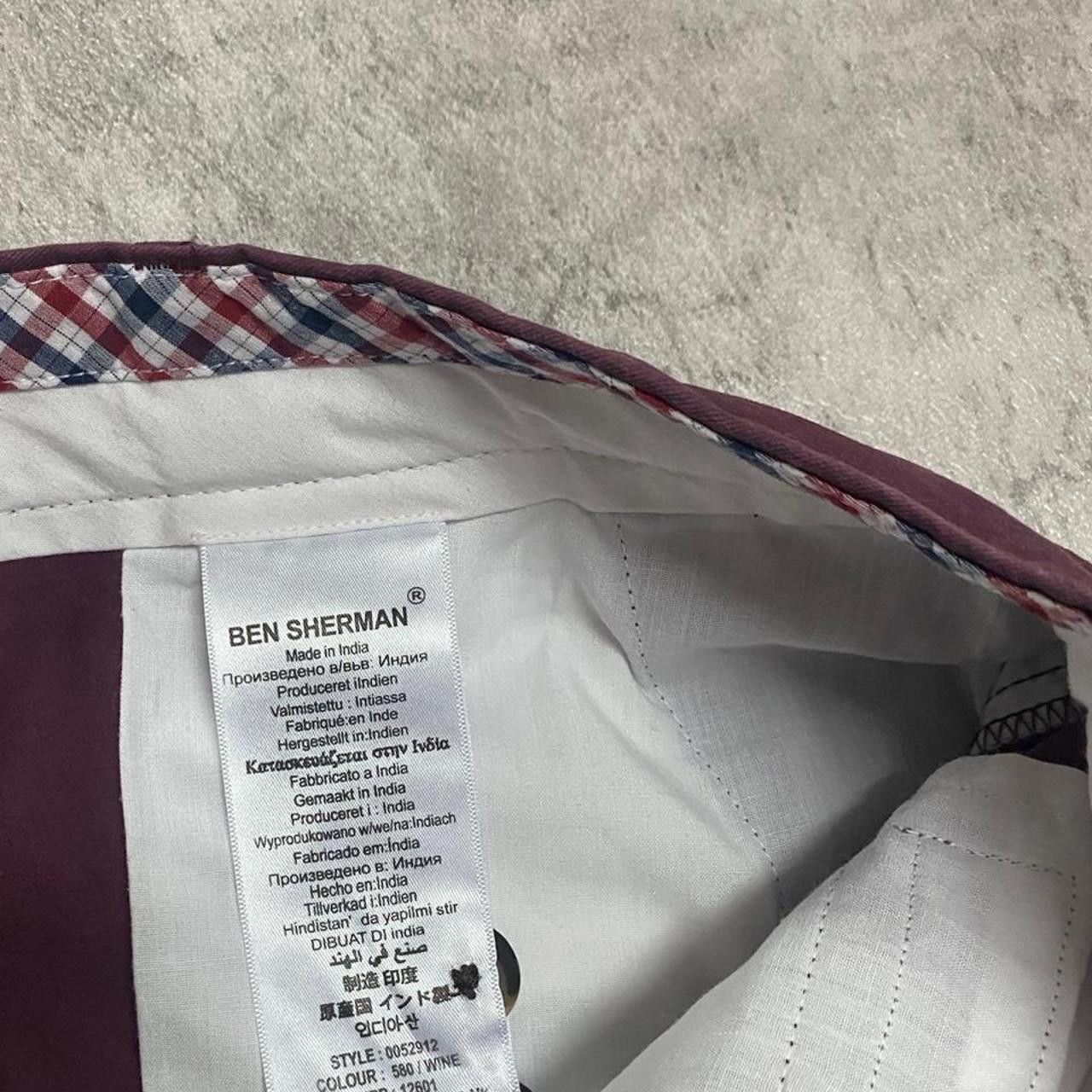 Ben Sherman Burgundy Ben Sherman chino trousers #mensfashion elegant Size US 36 / EU 52 - 5 Thumbnail