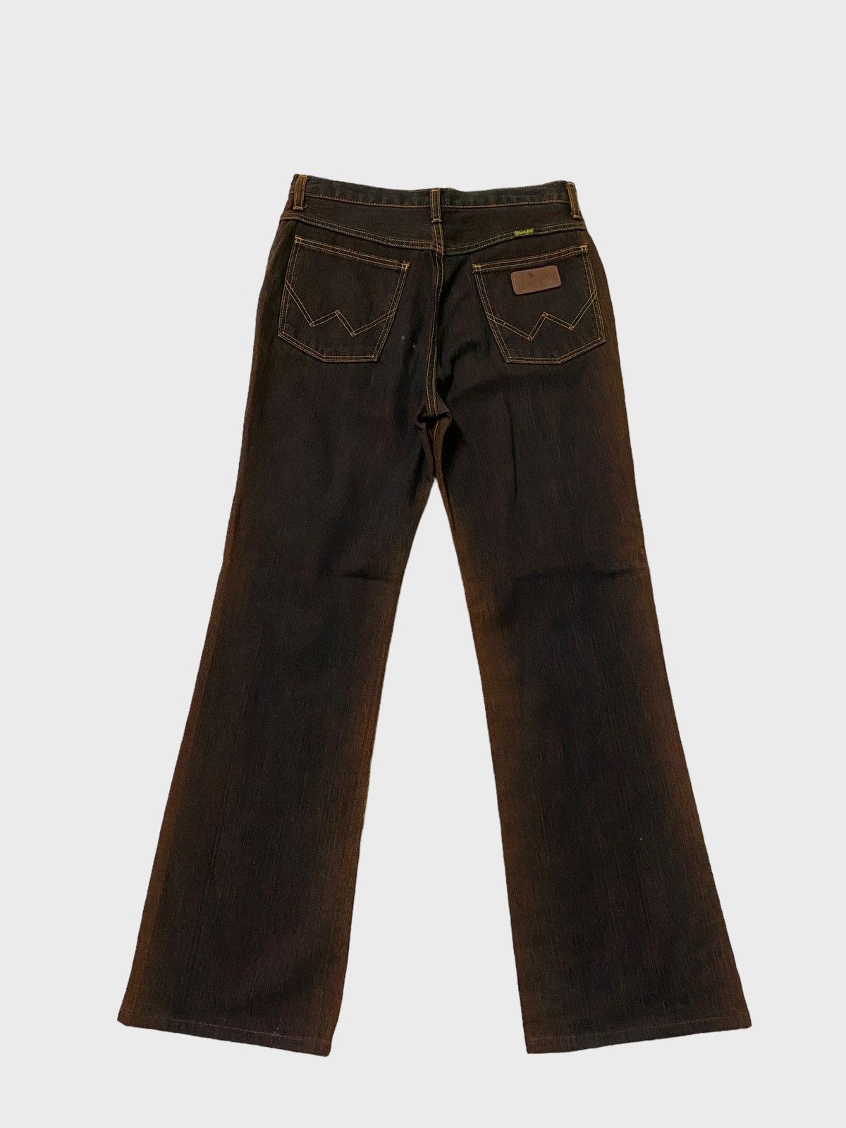 If Six Was Nine × Le Grande Bleu (L.G.B.) × Wrangler Flared Wrangler Black Red Two Tone Boot Cut Denim Size US 28 / EU 44 - 2 Thumbnail