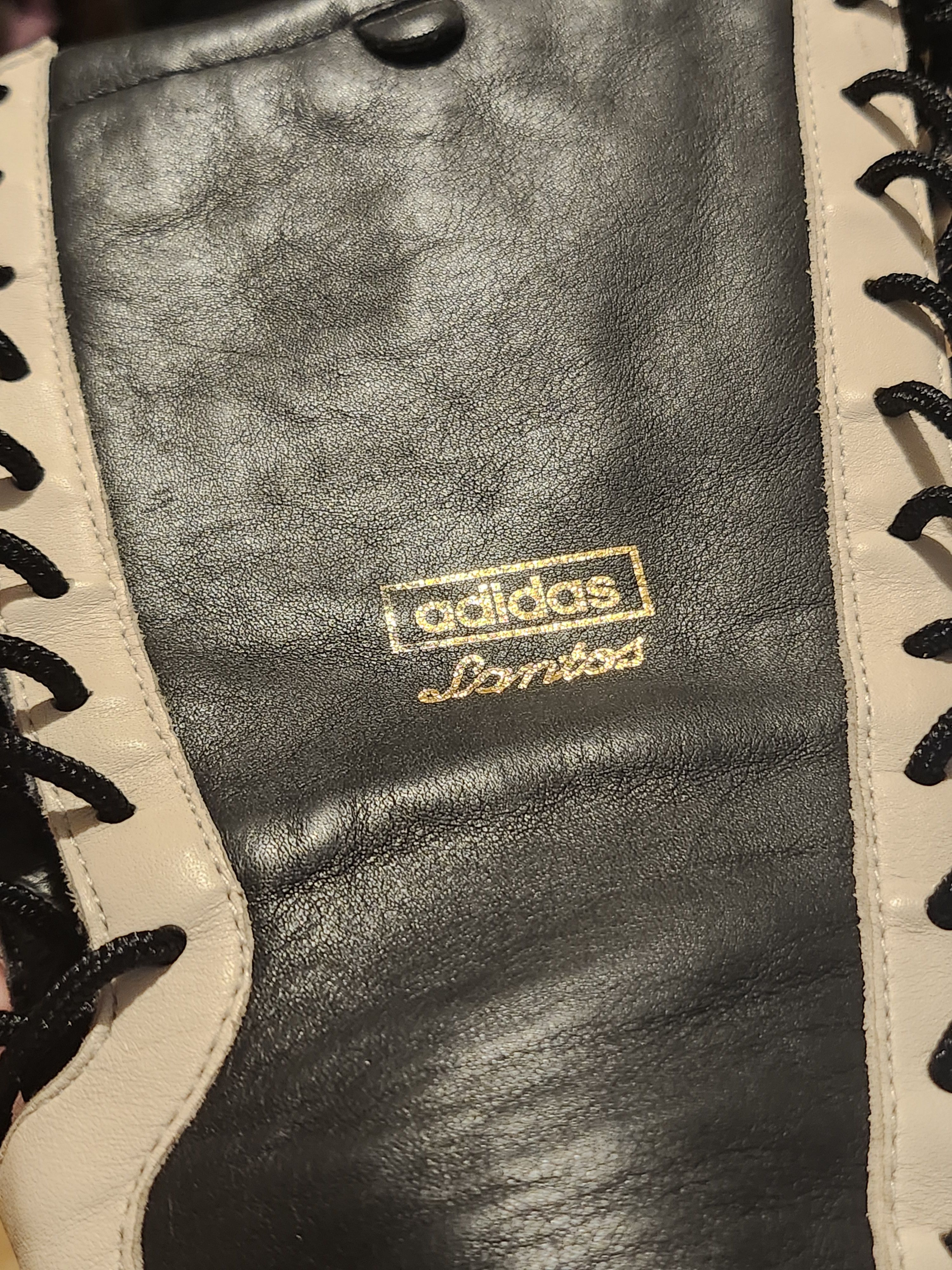Adidas Adidas Santos boots leather knee high boxing black and white Size US 5.5 / IT 35.5 - 11 Thumbnail