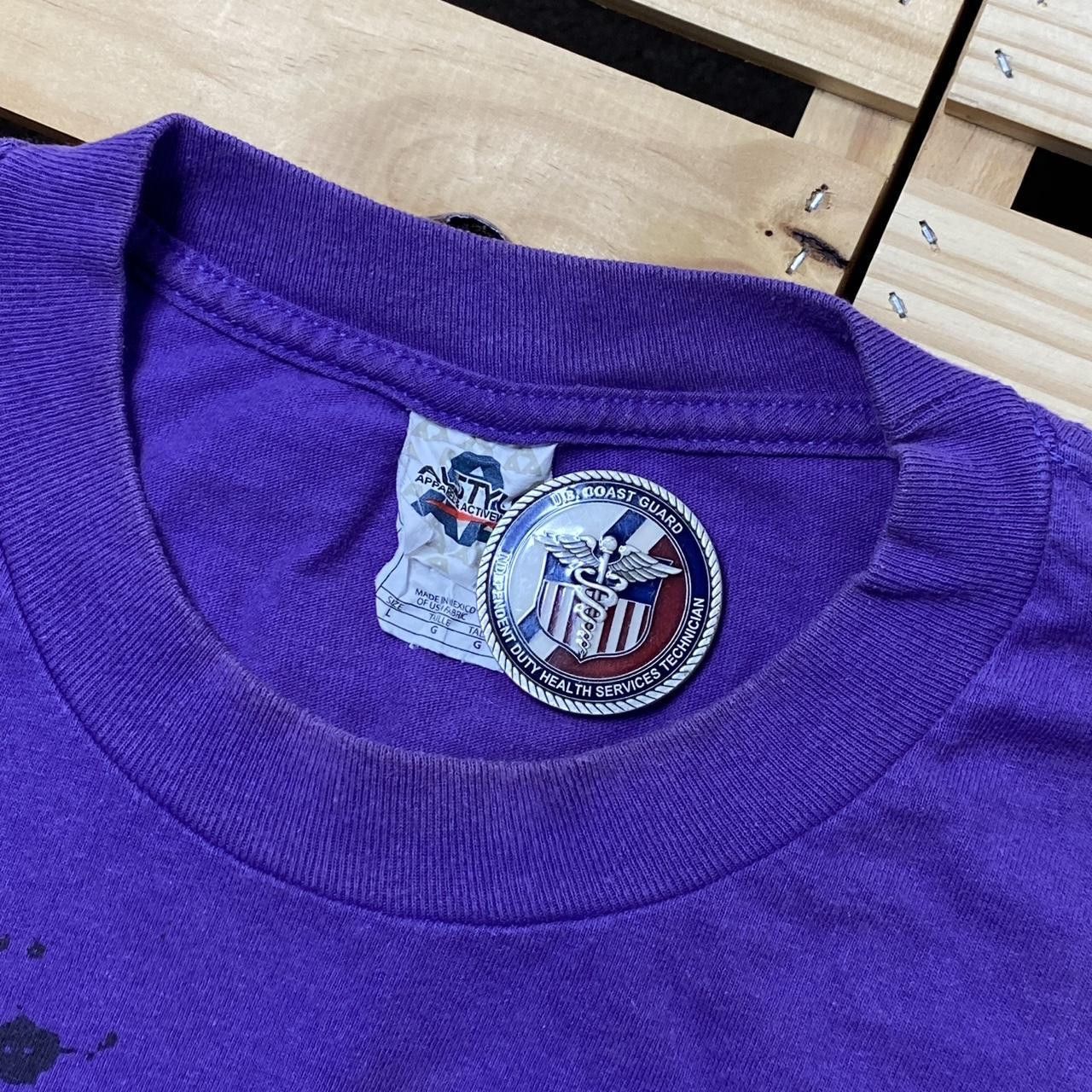 AAA Nautical Stars Purple Y2K Tee Size Large Size US L / EU 52-54 / 3 - 3 Thumbnail