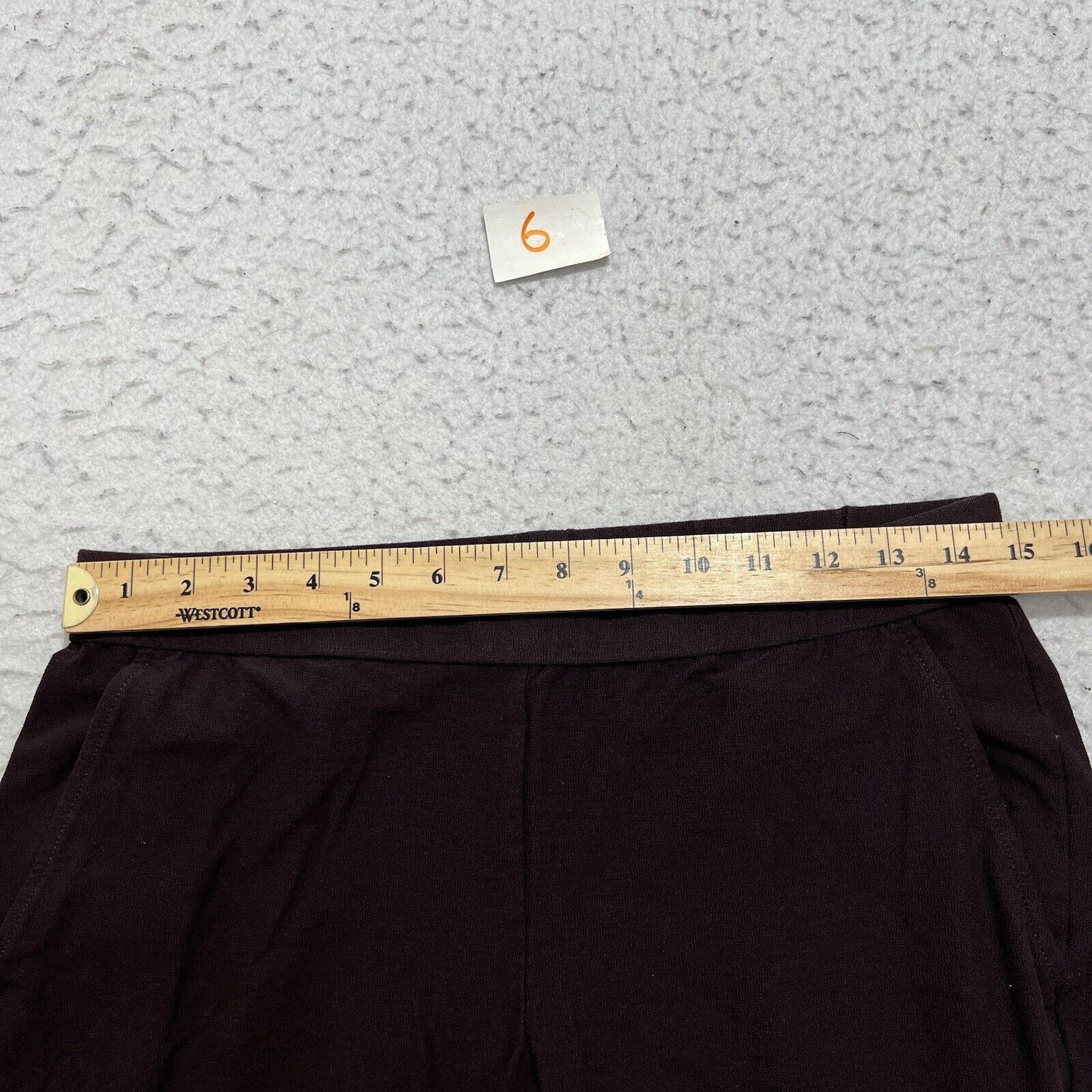 Eileen Fisher Eileen Fisher Small Dark Maroon Purple Pants Trousers Size 28" / US 6 / IT 42 - 9 Thumbnail