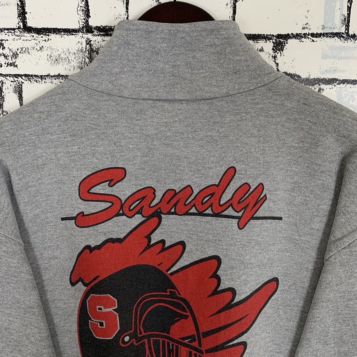 NFL × Vintage Vintage 90s Sportwear Sandy Football Back Print Hulf Zip Size US M / EU 48-50 / 2 - 6 Thumbnail