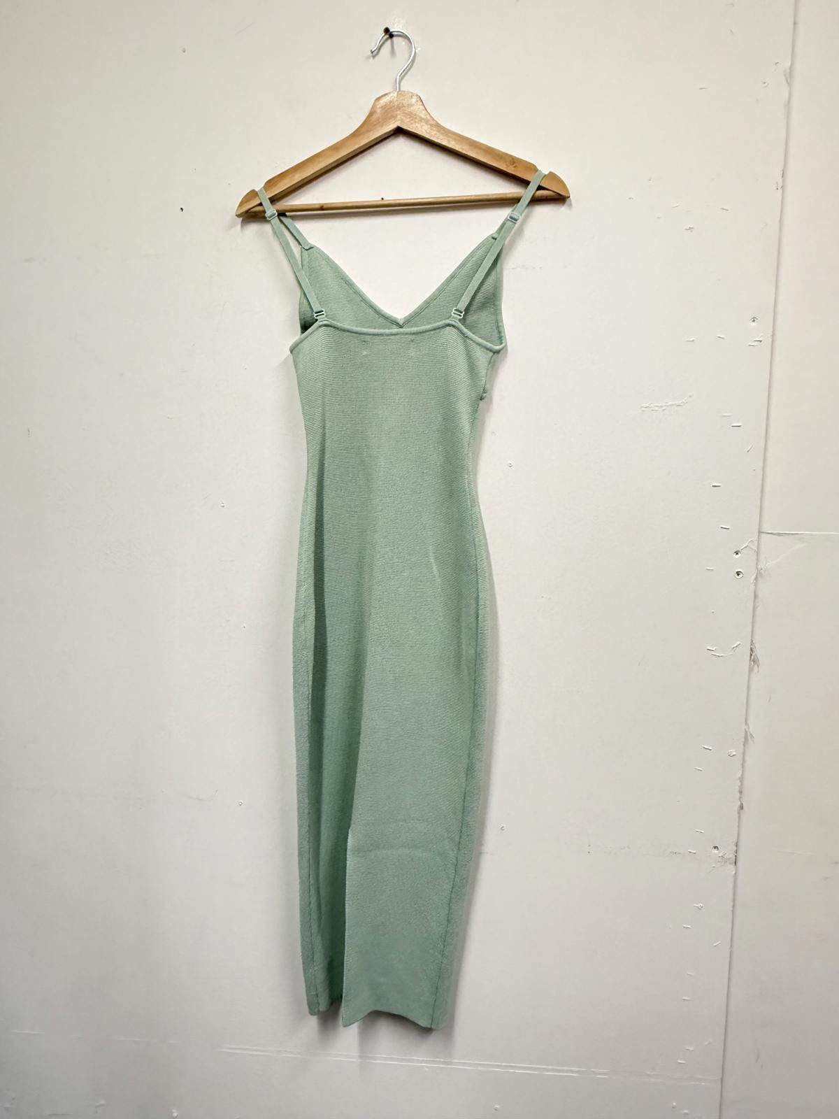 Jack Wills Jack Wills Mint Green Knitted Midi Dress UK 8 / US 4 Size S / US 4 / IT 40 - 4 Thumbnail