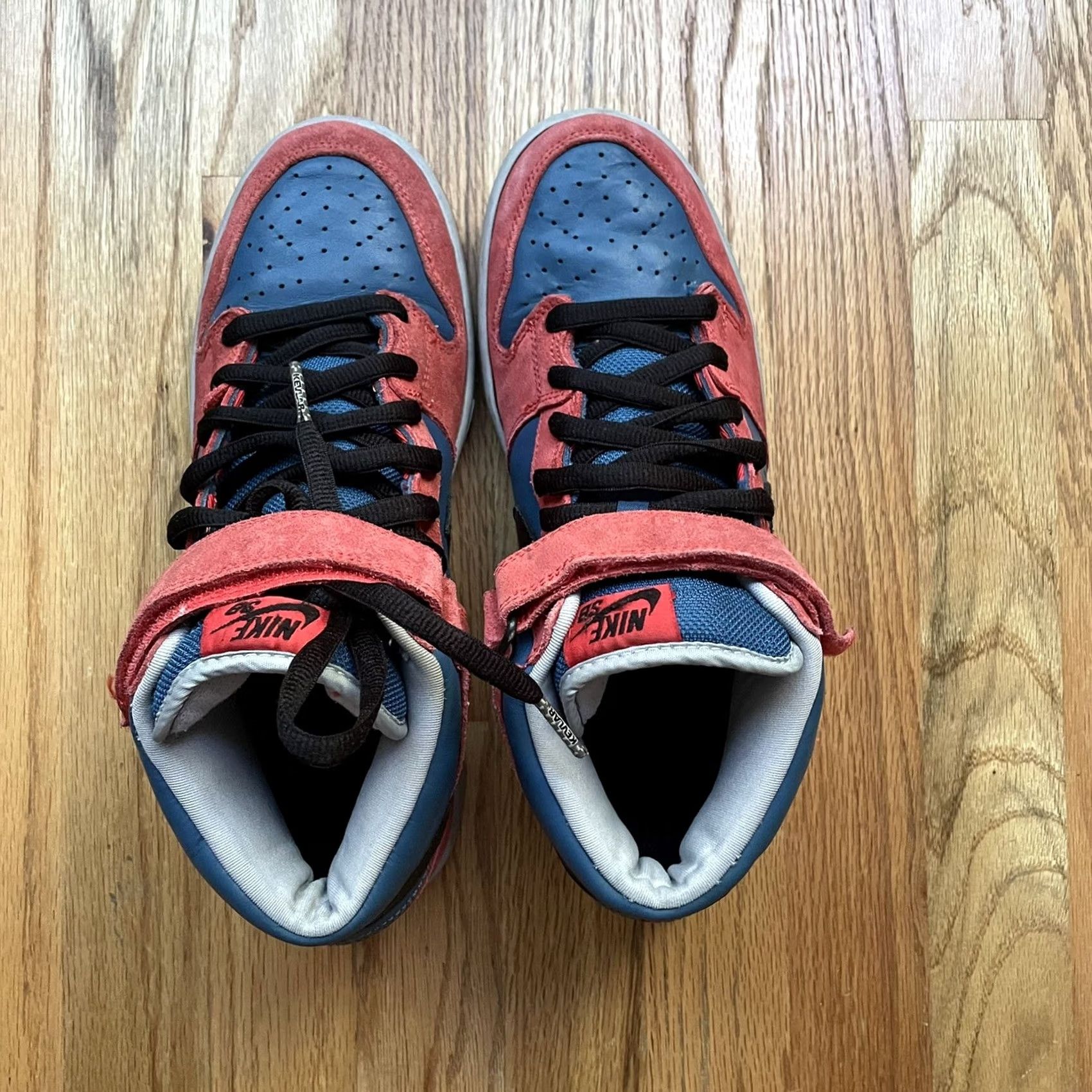 Nike Nike SB Dunk Mid Pro Men's 10 Spider Man Marina Black Blue 2008 314383-401 Size US 10 / EU 43 - 3 Thumbnail