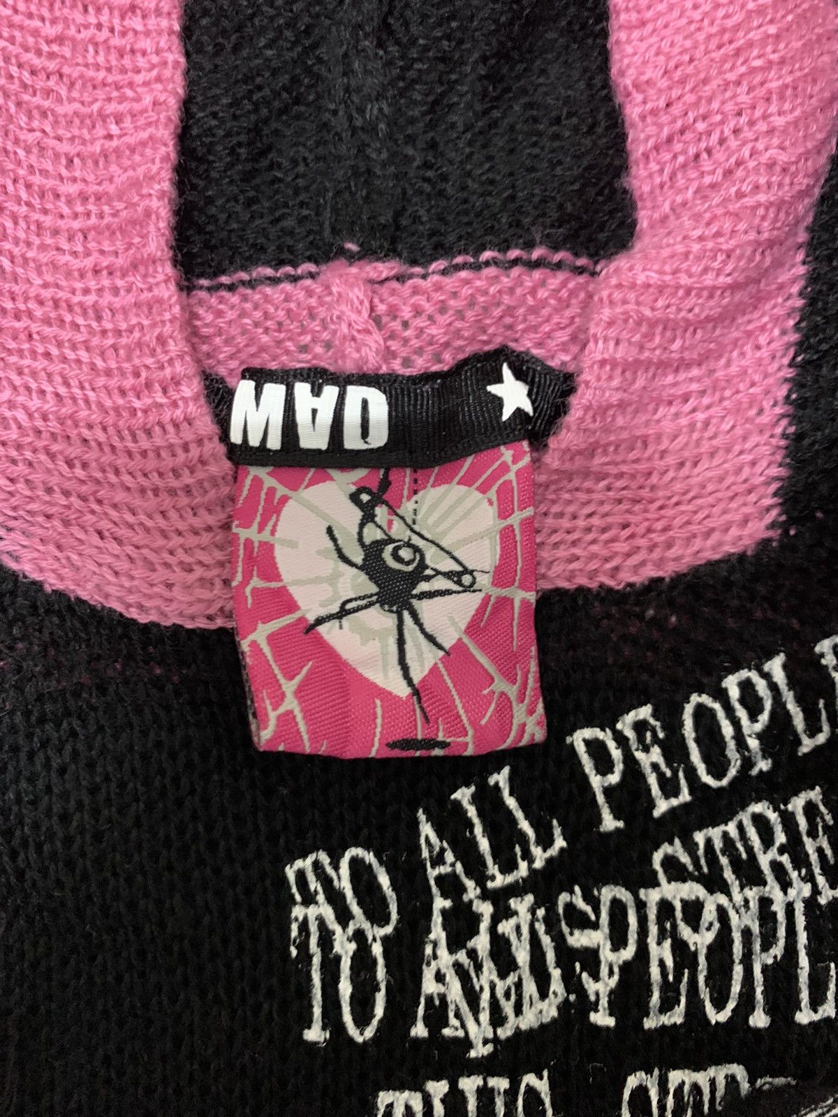 Beauty Beast × Japanese Brand × Seditionaries Mad punk sleeveless cardigan rabbit sedinationaries Size M / US 6-8 / IT 42-44 - 8 Thumbnail