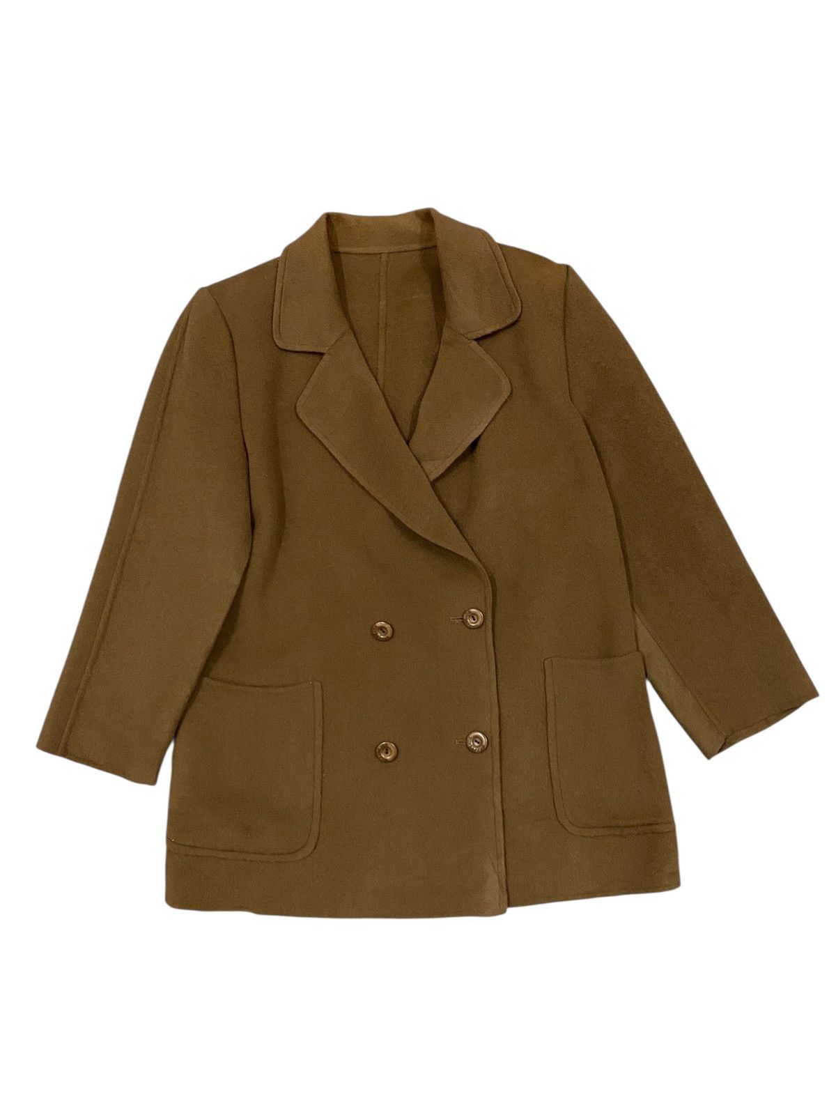 Burberry Prorsum Vtg Burberrys Wool Coat Jacket Browns Size US M / EU 48-50 / 2 - 1 Thumbnail