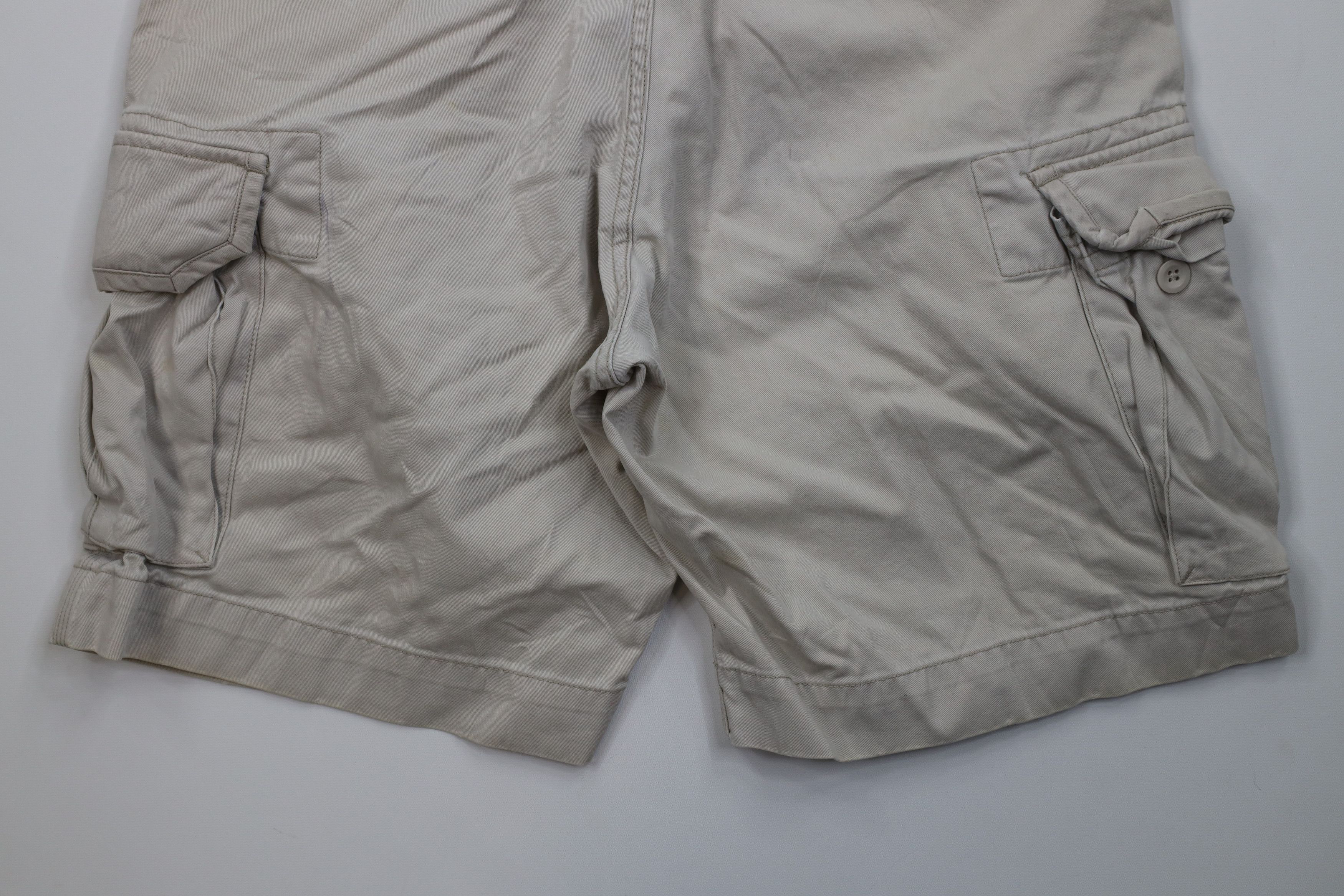 Ralph Lauren Vintage 90s Ralph Lauren Cargo Shorts Beige Cotton Size US 34 / EU 50 - 13 Thumbnail