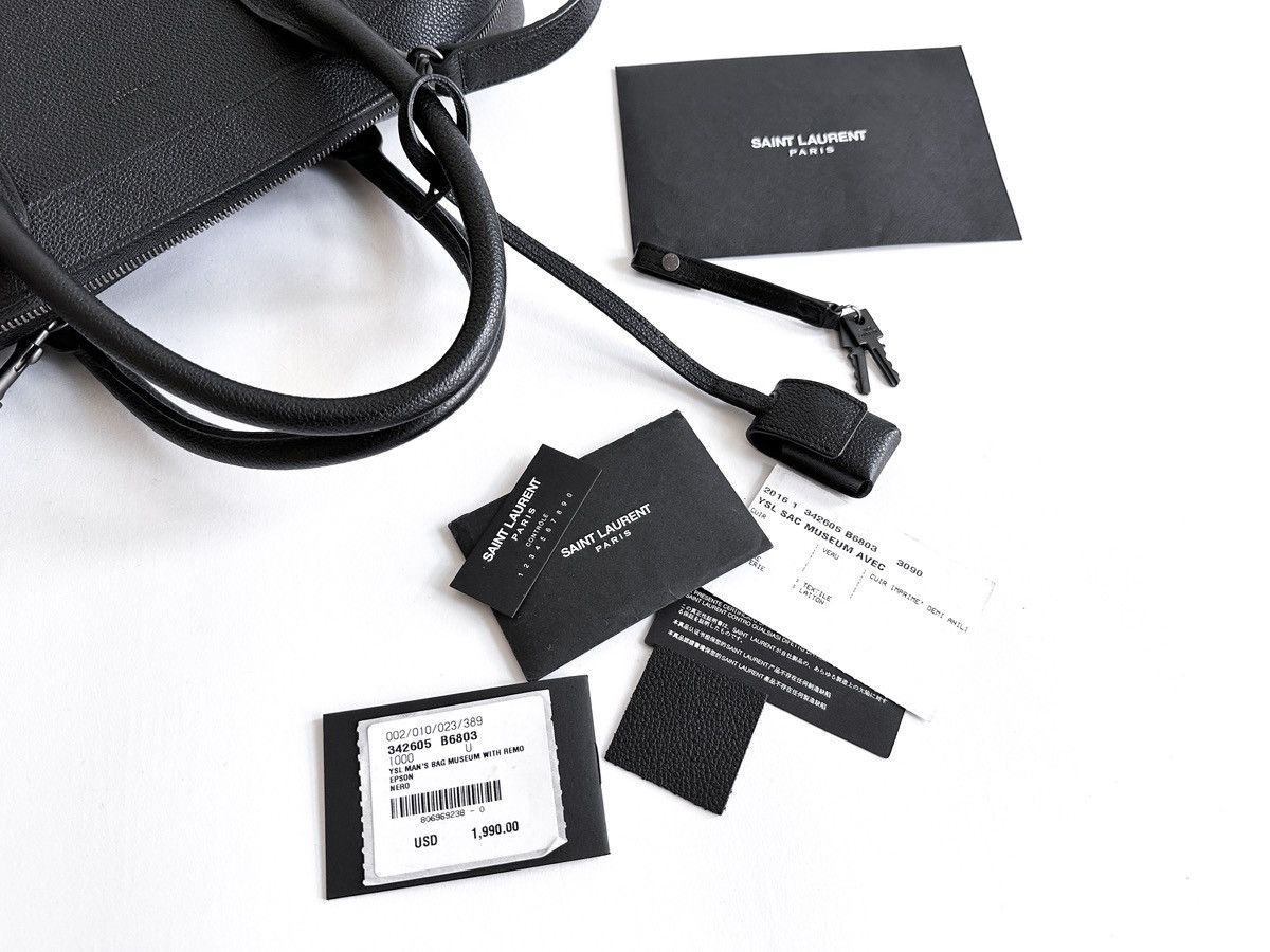 Saint Laurent Paris Saint Laurent Small Museum Briefcase Size ONE SIZE - 17 Thumbnail