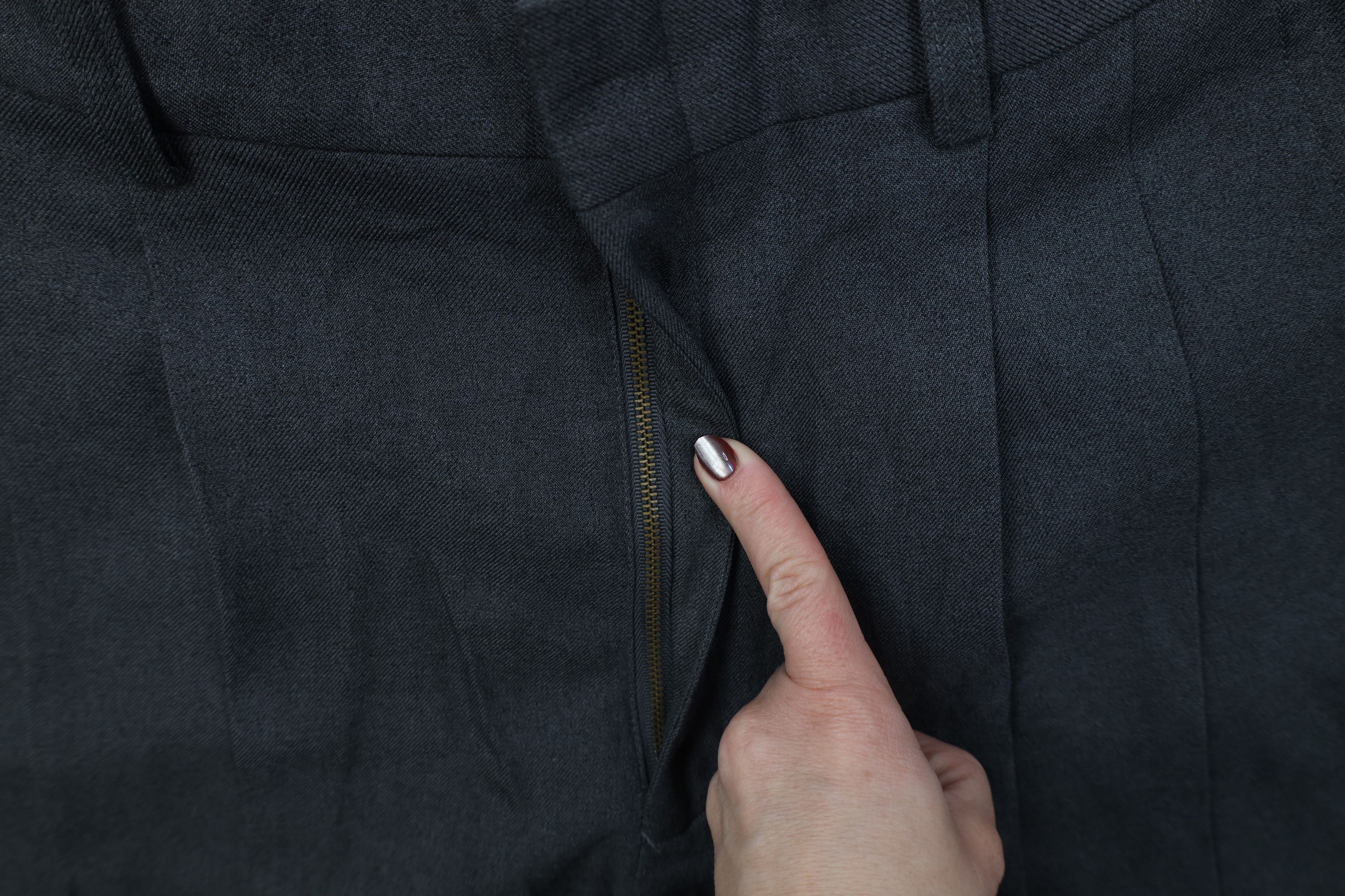Vintage Vintage 90s Streetwear Wide Leg Chino Pants Trousers Gray Size US 38 / EU 54 - 6 Thumbnail