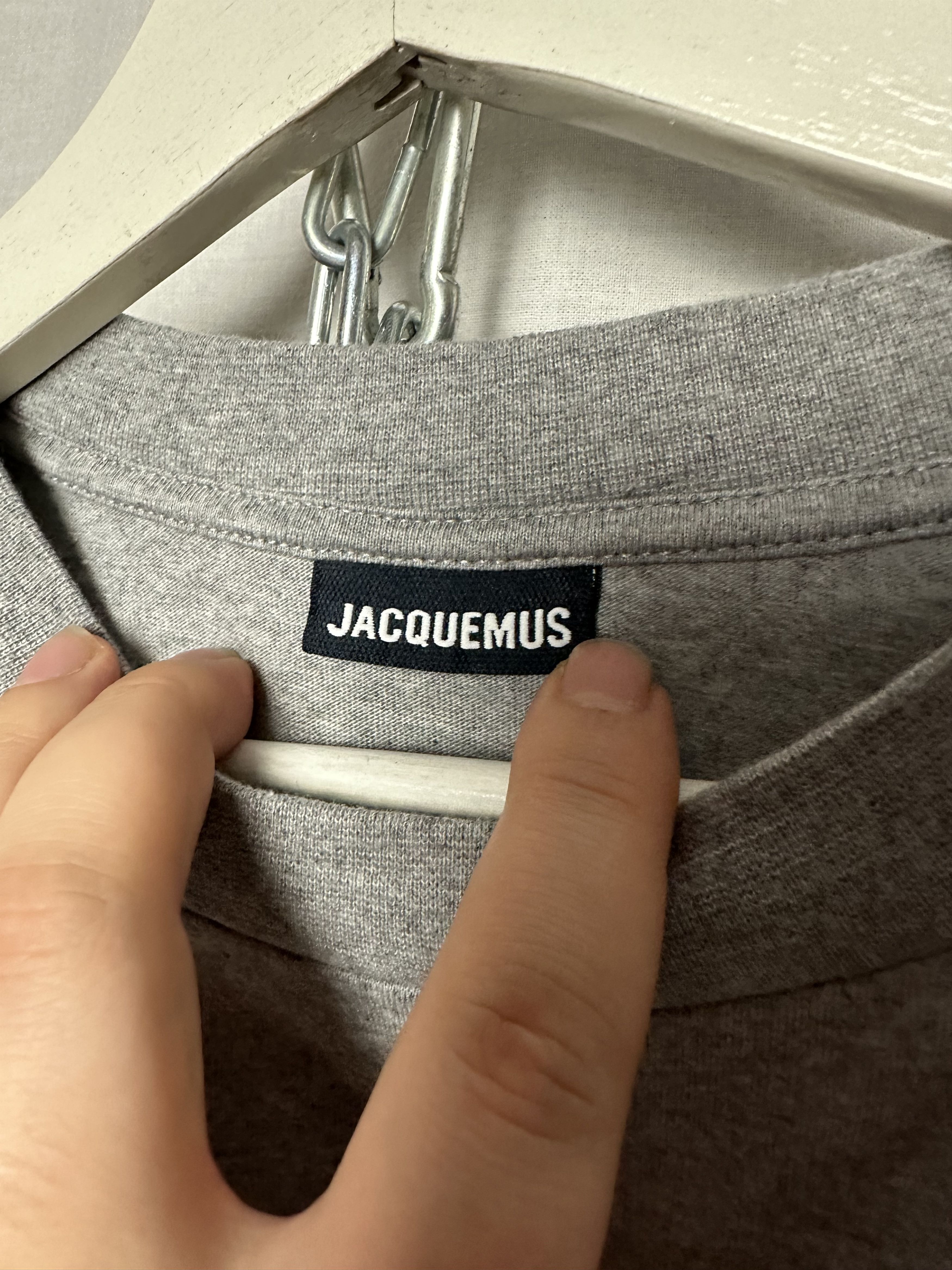 Jacquemus chest logo tee Size US M / EU 48-50 / 2 - 4 Thumbnail