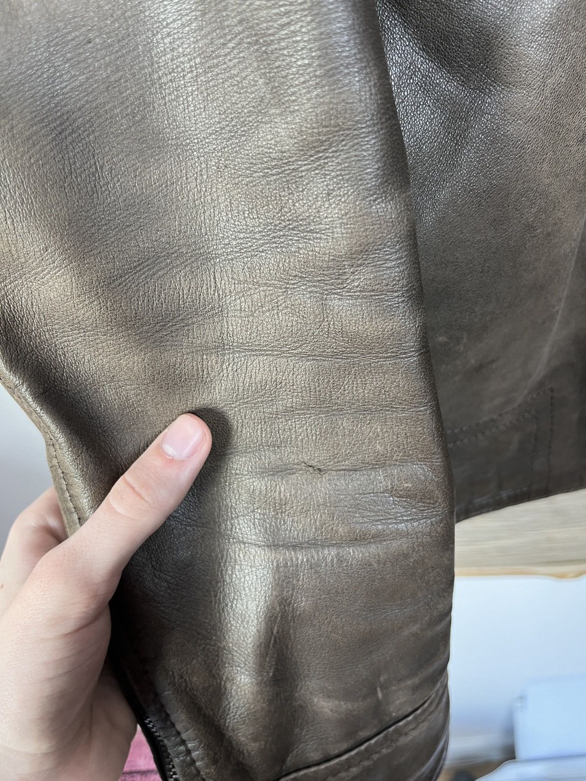 Dirk Bikkembergs Archive dirk bikkembergs GS Flight leather Jacket cropped Size US M / EU 48-50 / 2 - 9 Thumbnail