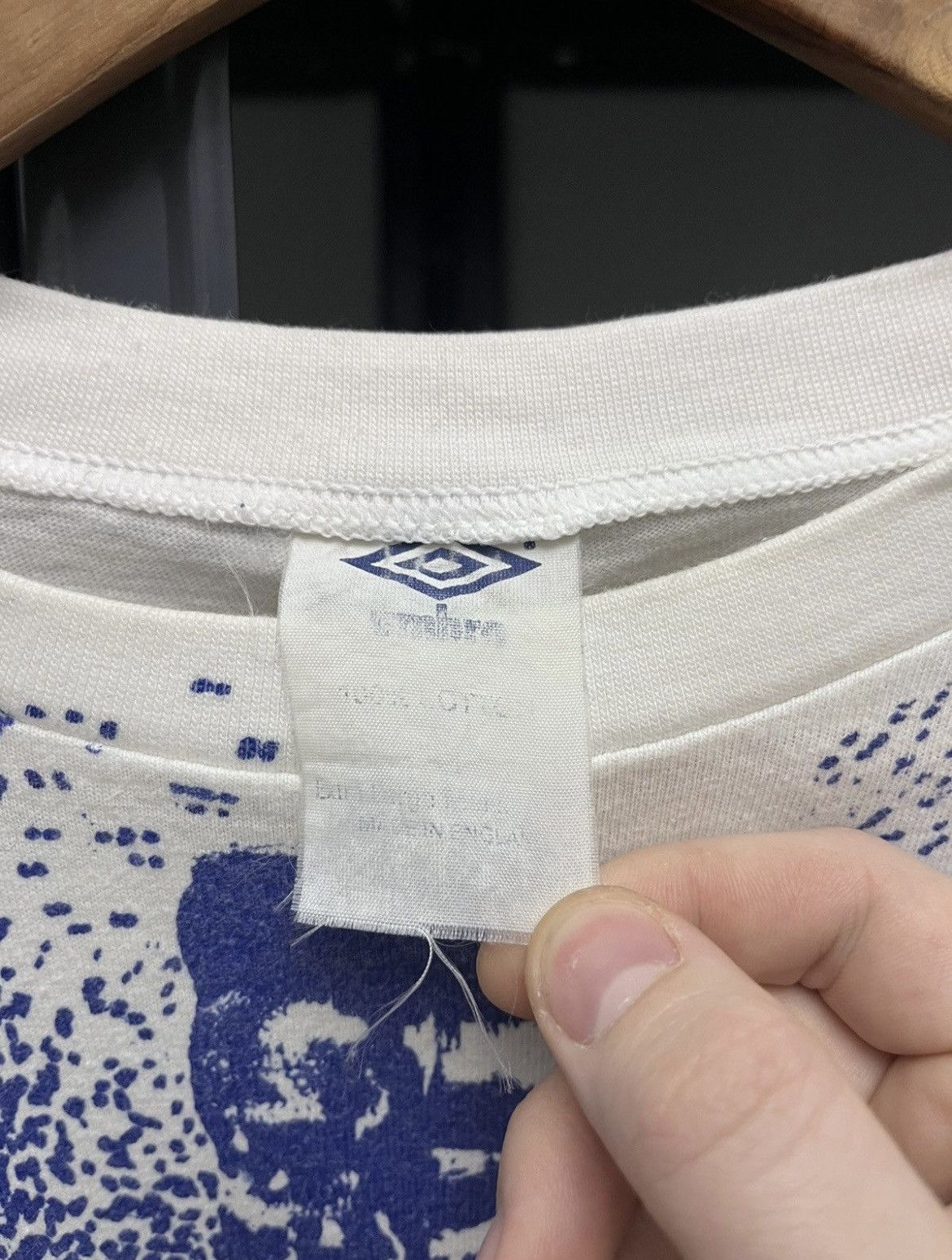 Vintage Vintage 90’s Umbro Great Britain Jersey Size US L / EU 52-54 / 3 - 3 Thumbnail