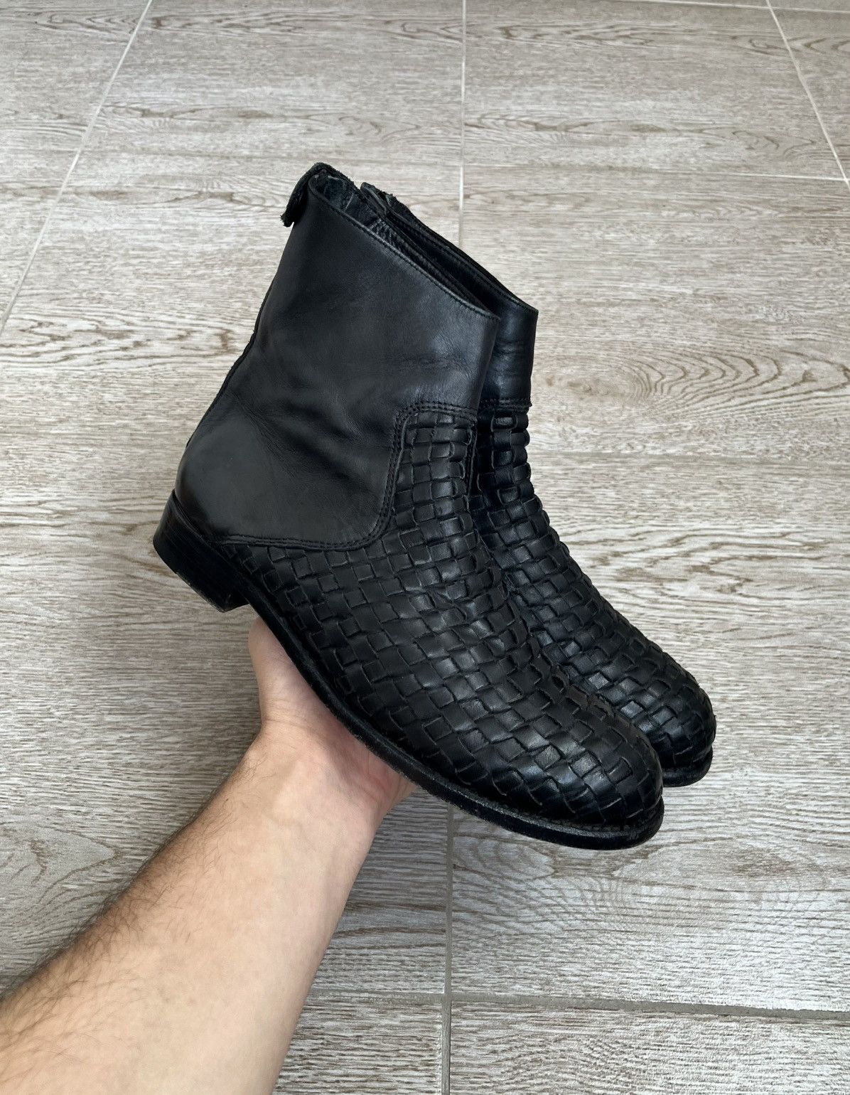 The Last Conspiracy The Last Conspiracy Bottega Veneta Style Leather Boots 90s Size US 6.5 / EU 39-40 - 1 Thumbnail