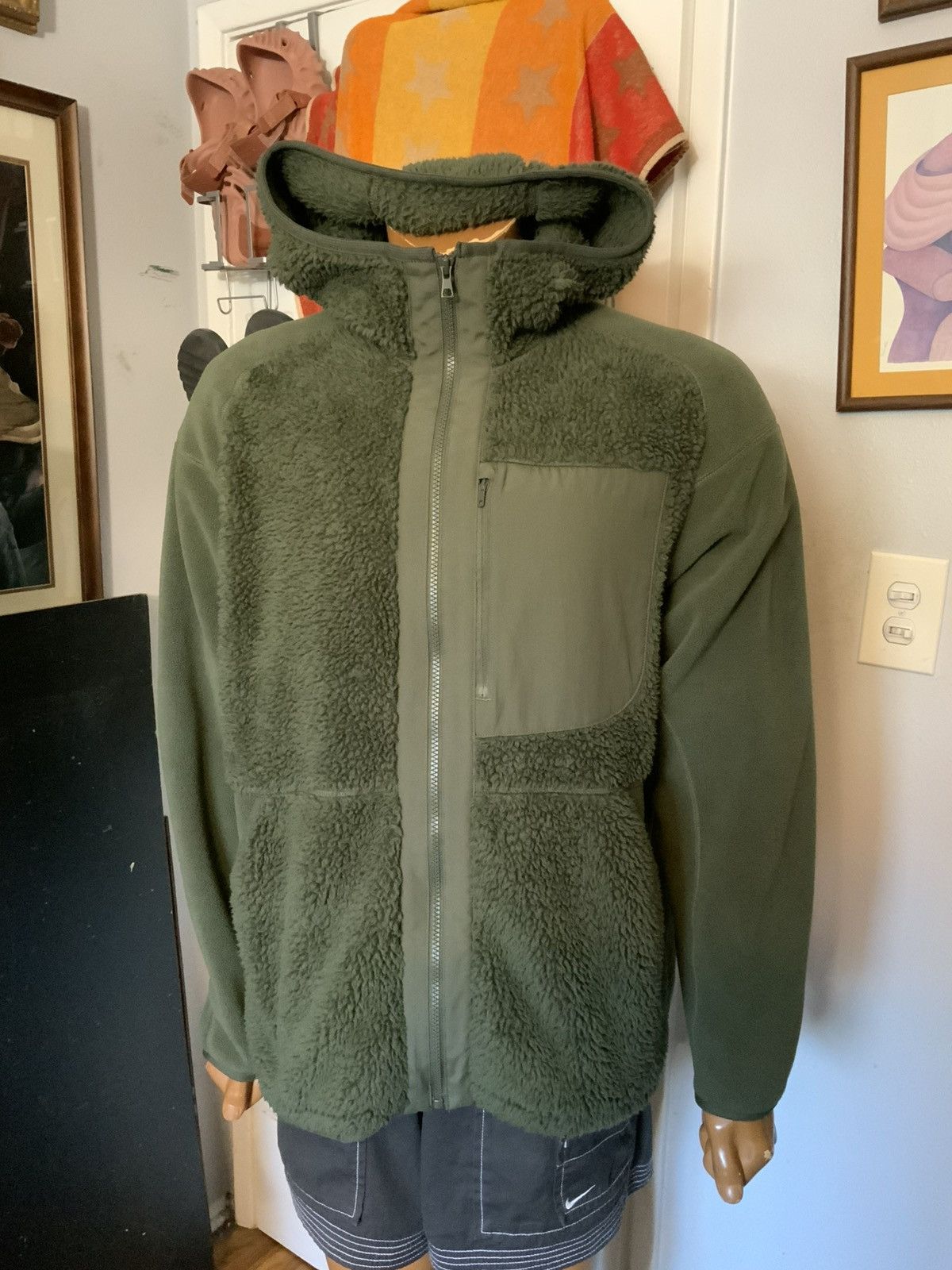 Uniqlo Uniqlo X White Mountaineering Deep Pile Fleece Teddy Jacket Size US L / EU 52-54 / 3 - 6 Thumbnail