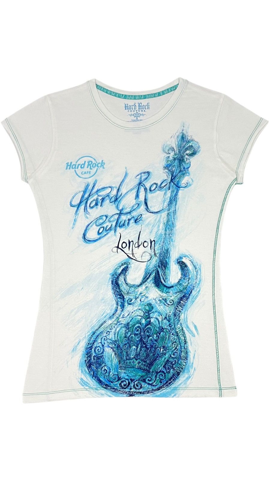 Hard Rock Cafe 🔥LASTDROP🔥 Y2K Hard Rock Cafe Couture London Guitar T-shirt Size S / US 4 / IT 40 - 1 Thumbnail