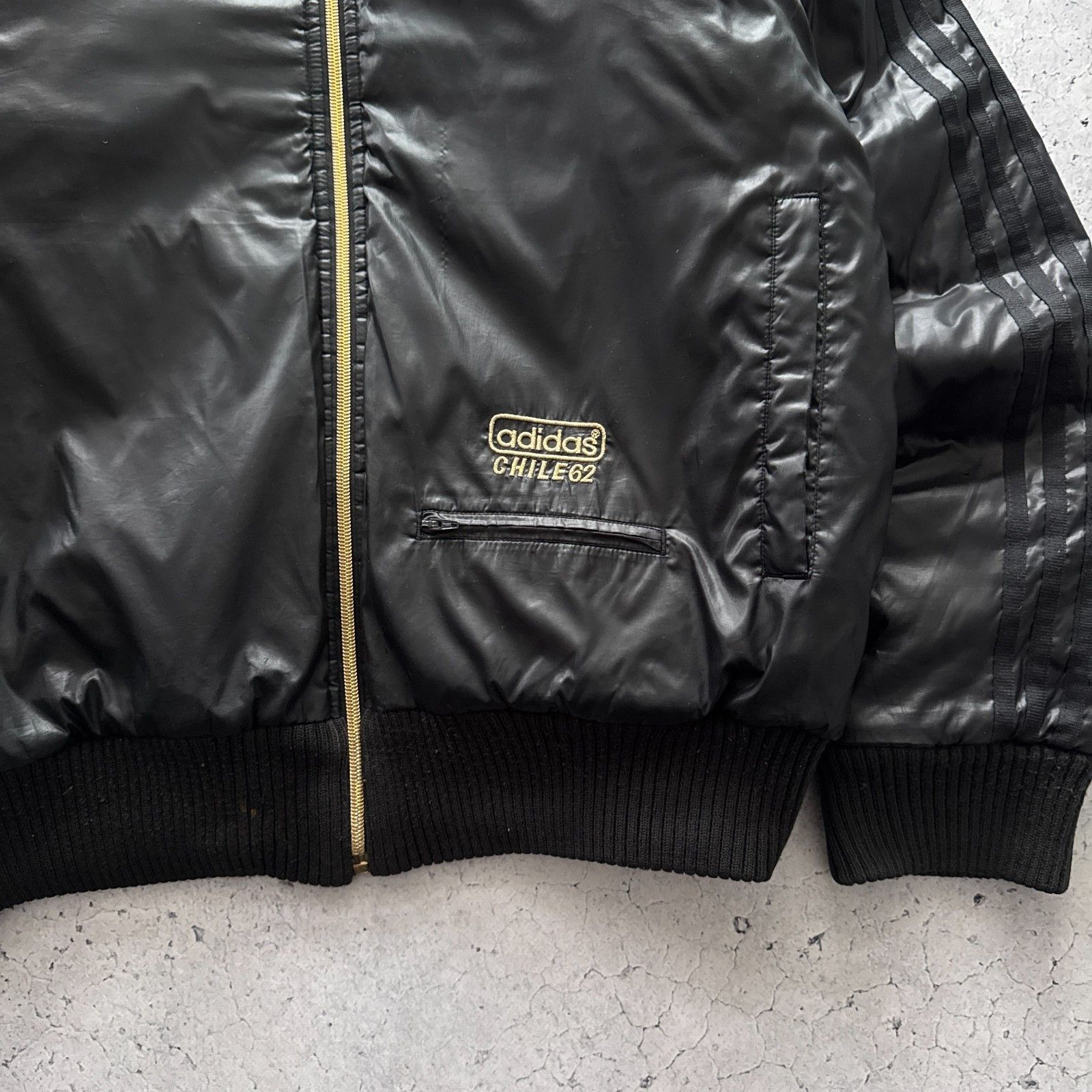 Adidas Adidas Chile 62 Vintage Fleece Zip Hooded Jacket Nylon Size US M / EU 48-50 / 2 - 4 Thumbnail