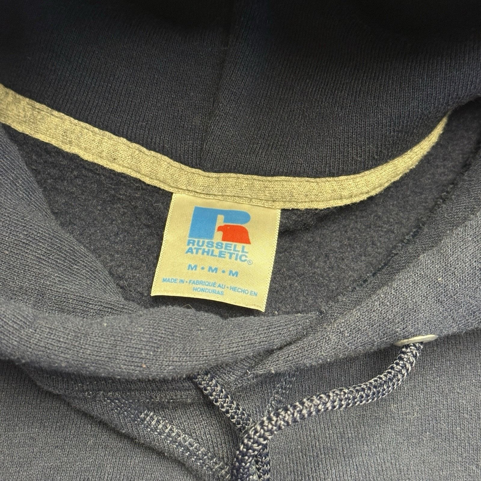 Russell Athletic Vintage Russell Athletic Hoodie Sweatshirt Mens Medium Navy Size US M / EU 48-50 / 2 - 11 Thumbnail