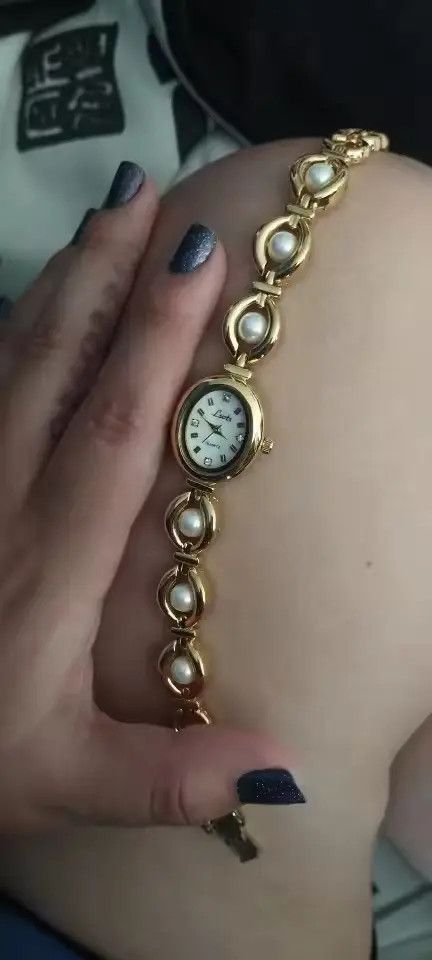 Japanese Brand Fumina x Kouda Pearl Strap 30m Waterproof Oval Quartz Watch Size ONE SIZE - 8 Thumbnail