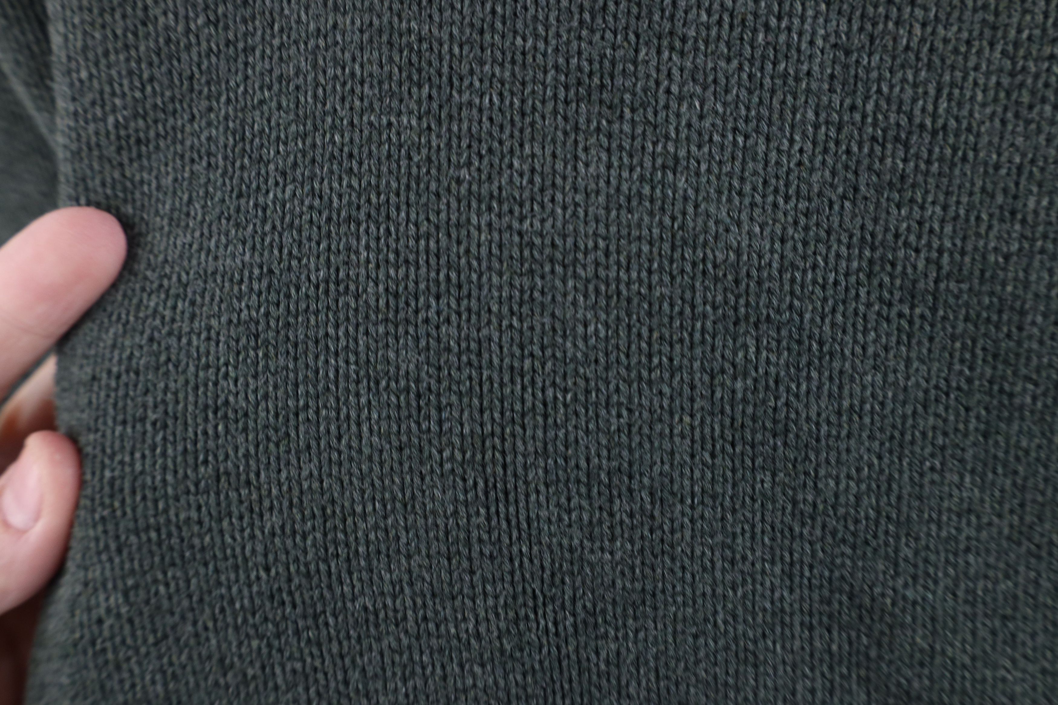 L.L. Bean Vintage 90s LL Bean Cotton Knit V-Neck Sweater Vest Green Size US L / EU 52-54 / 3 - 6 Thumbnail