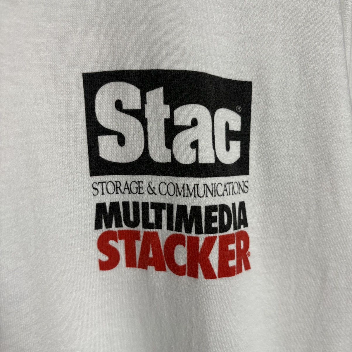 Vintage Vintage 90s Multimedia Stacker Graphic Tee Size US XL / EU 56 / 4 - 5 Thumbnail