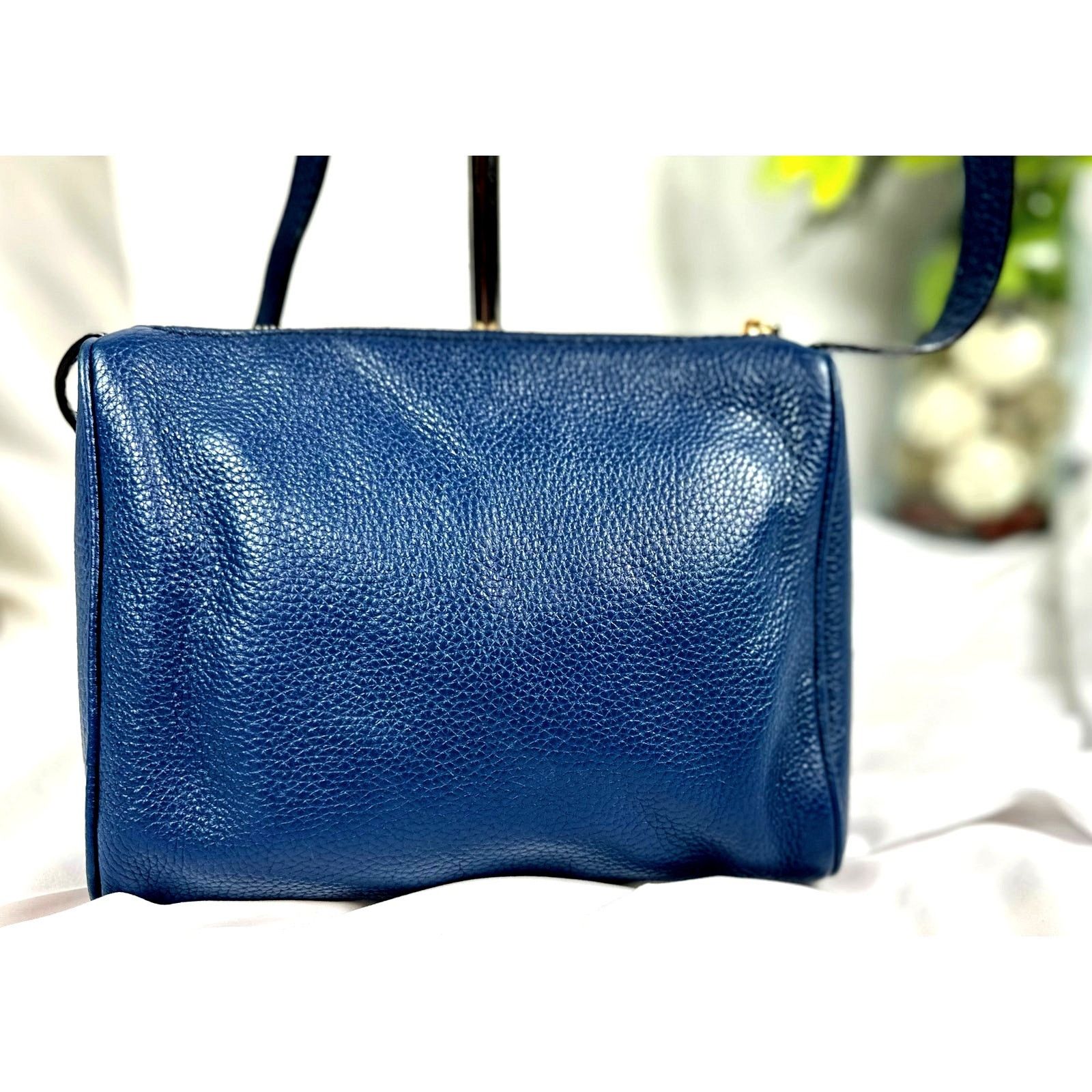 Kate Spade Kate Spade Pebbled Leather Top Zip Crossbody Sapphire Size ONE SIZE - 8 Thumbnail