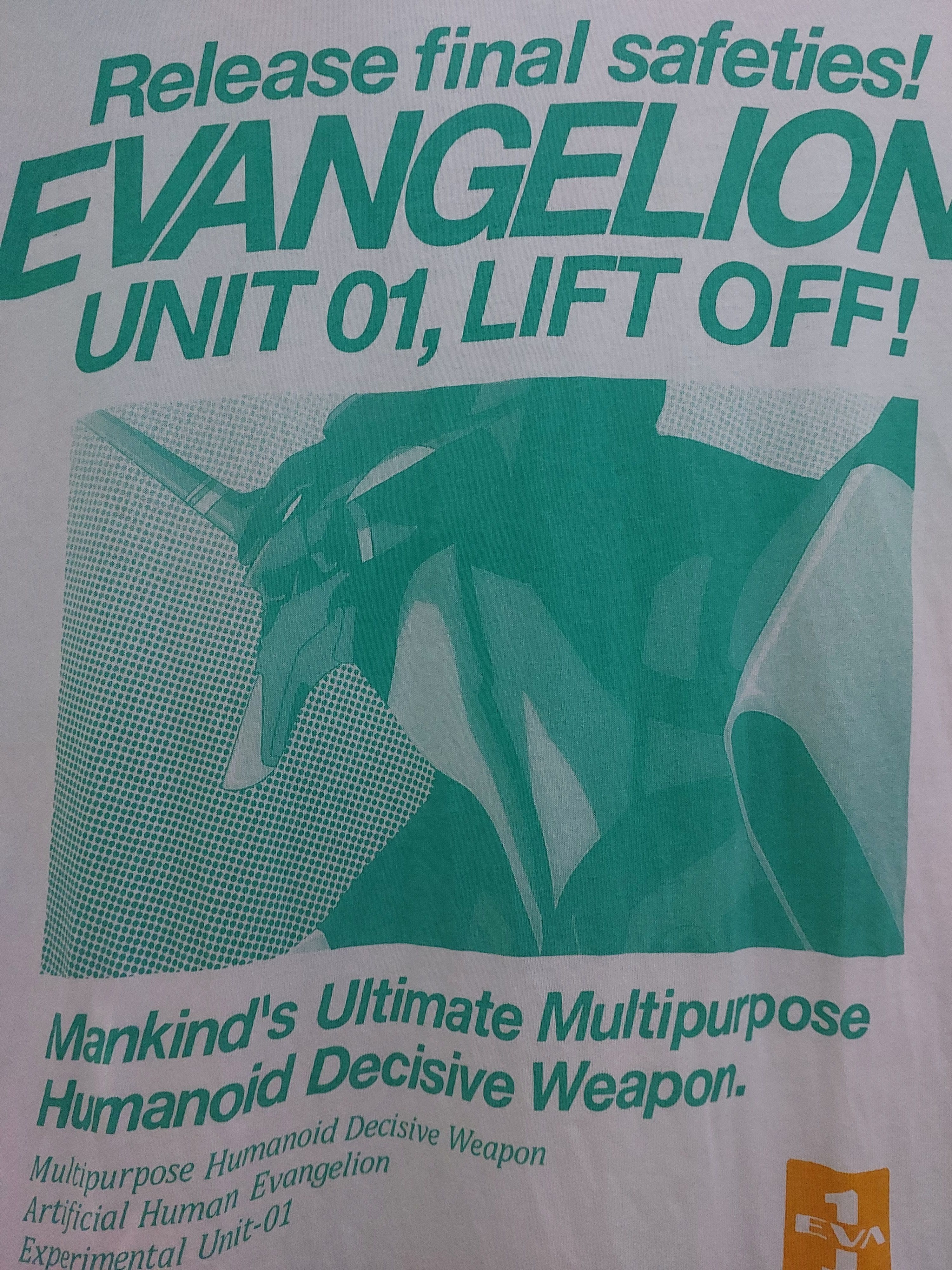 Anime EVANGELION ANIME T-SHIRT Size US M / EU 48-50 / 2 - 9 Thumbnail