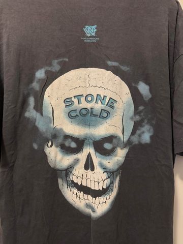 Vintage VINTAGE 90S WWE WRESTLING STONE COLD STEVE AUSTIN Size US XXL / EU 58 / 5 - 4 Thumbnail