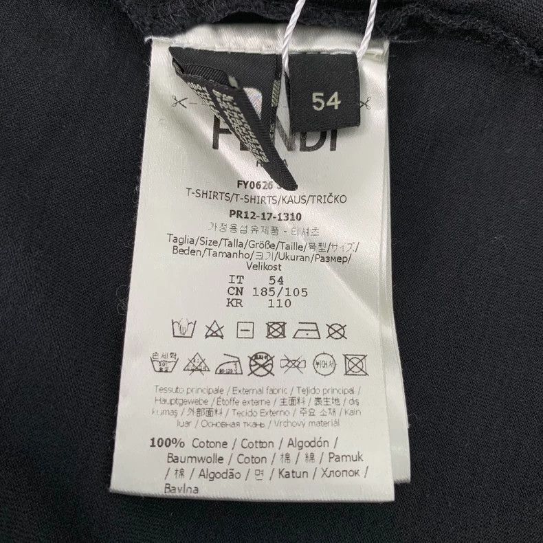 Fendi Fendi Black Monster Eyes TShirt Size US XL / EU 56 / 4 - 6 Thumbnail