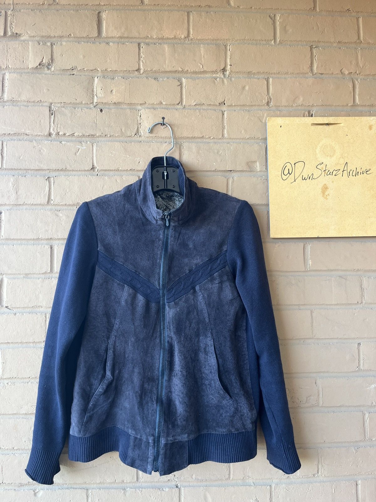 Number (N)ine Number (N)ine AW03 “Touch Me Im Sick” Suede Hybrid Jacket Size US M / EU 48-50 / 2 - 1 Thumbnail