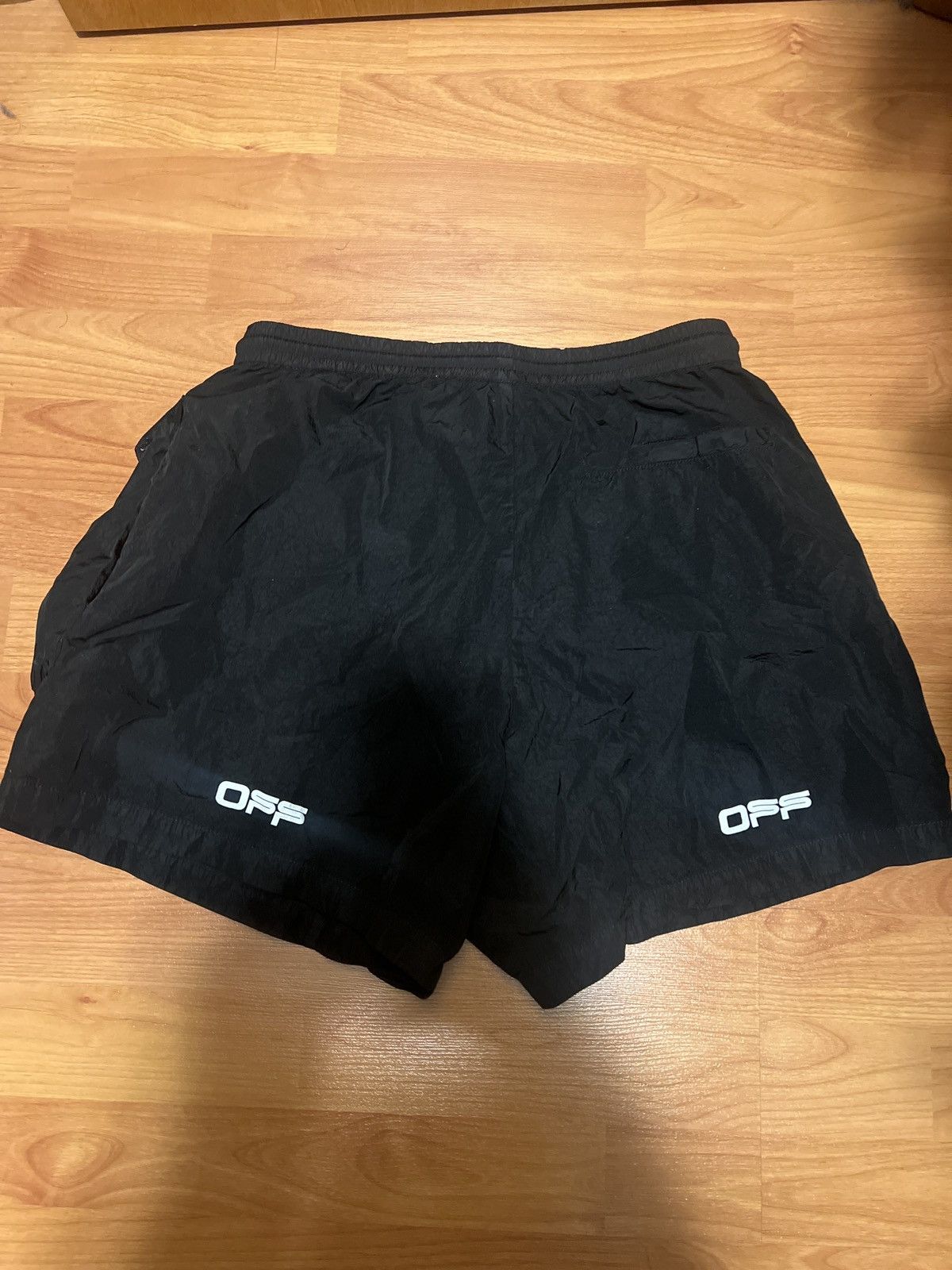 Off white bathing suit mens hot sale