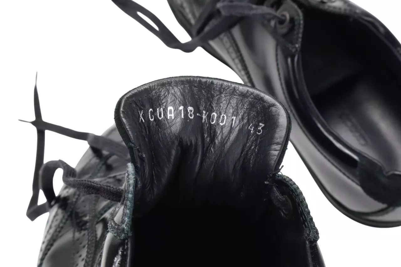 Giorgio Armani GIORGIO ARMANI Shoes Men's EU 43 Black Leather Almond Toe Size US 10 / EU 43 - 9 Thumbnail