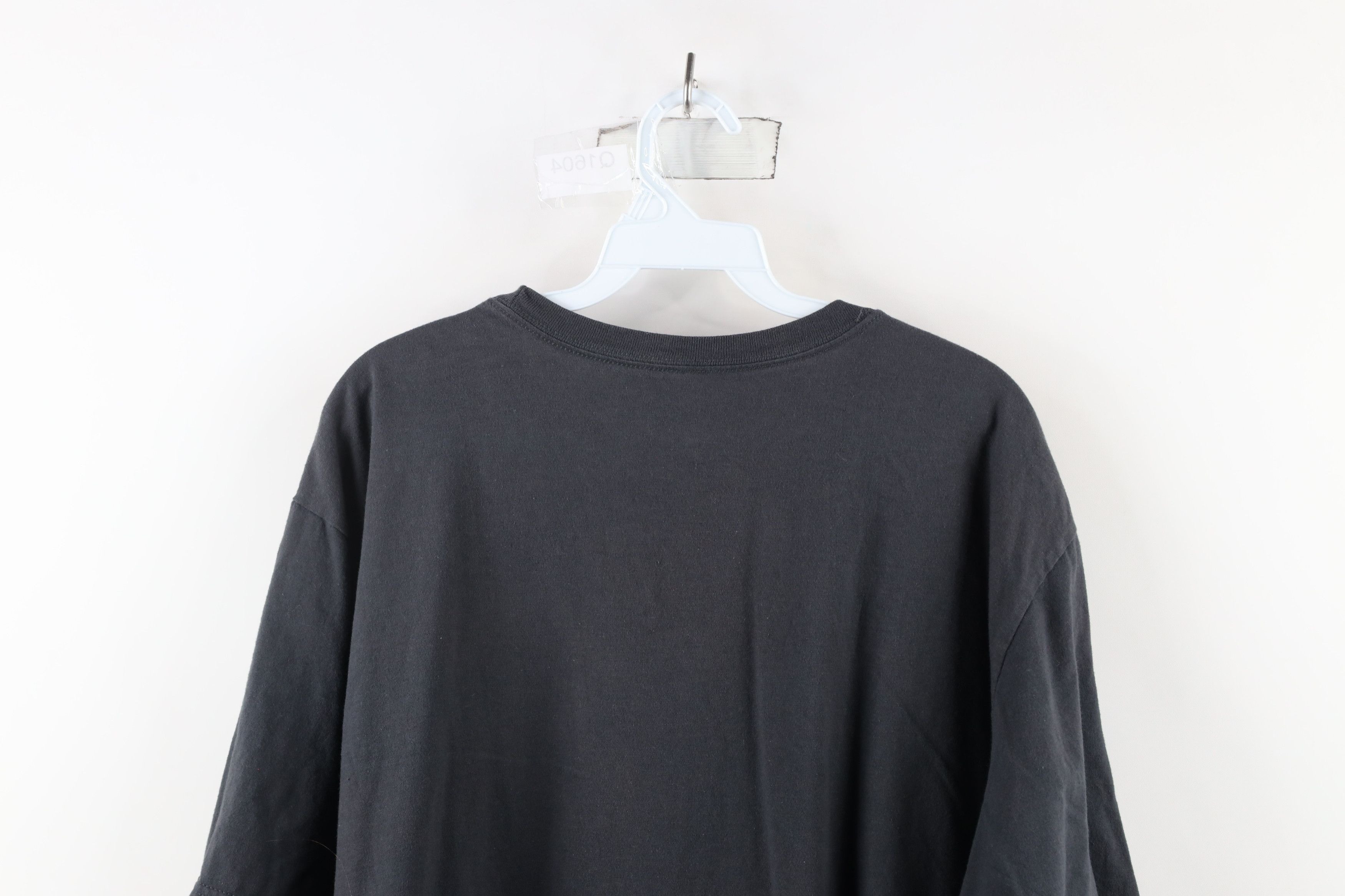 Nike × Vintage Vintage Nike Travis Scott Mini Swoosh T-Shirt Charcoal Gray Size US XXL / EU 58 / 5 - 9 Thumbnail