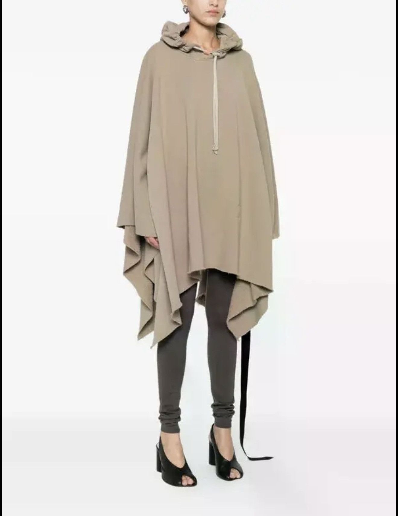 Rick Owens Drkshdw Ric Owens DRKSHDW Poncho Hooded Cape Size US L / EU 52-54 / 3 - 2 Thumbnail